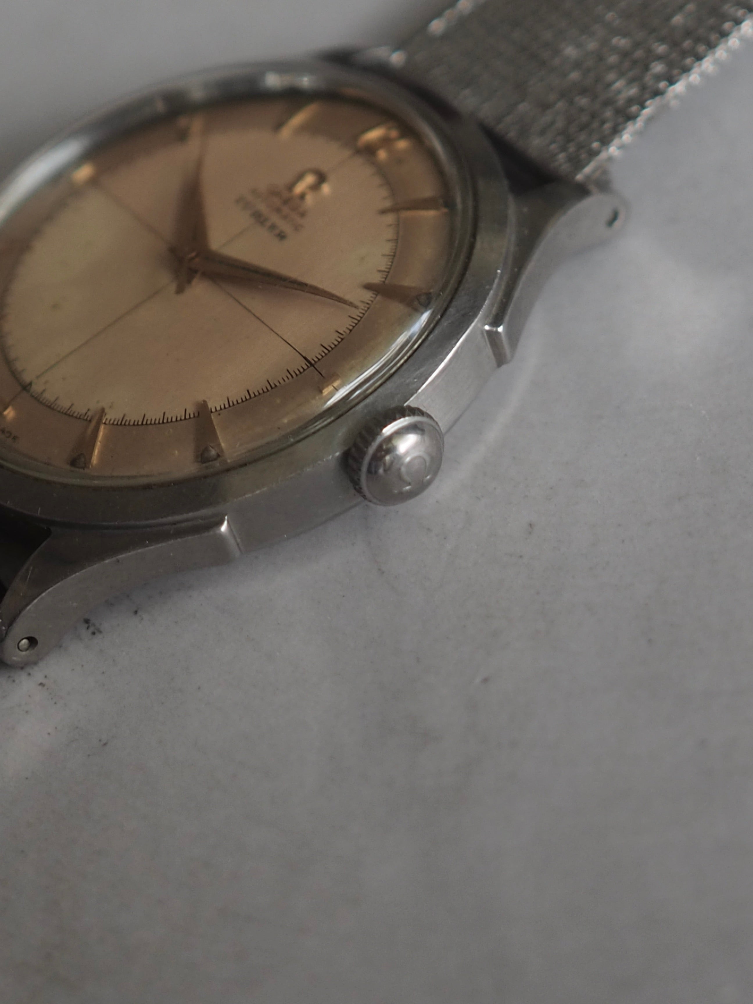 OMEGA TÜRLER Automatic Crosshair Dial Watch