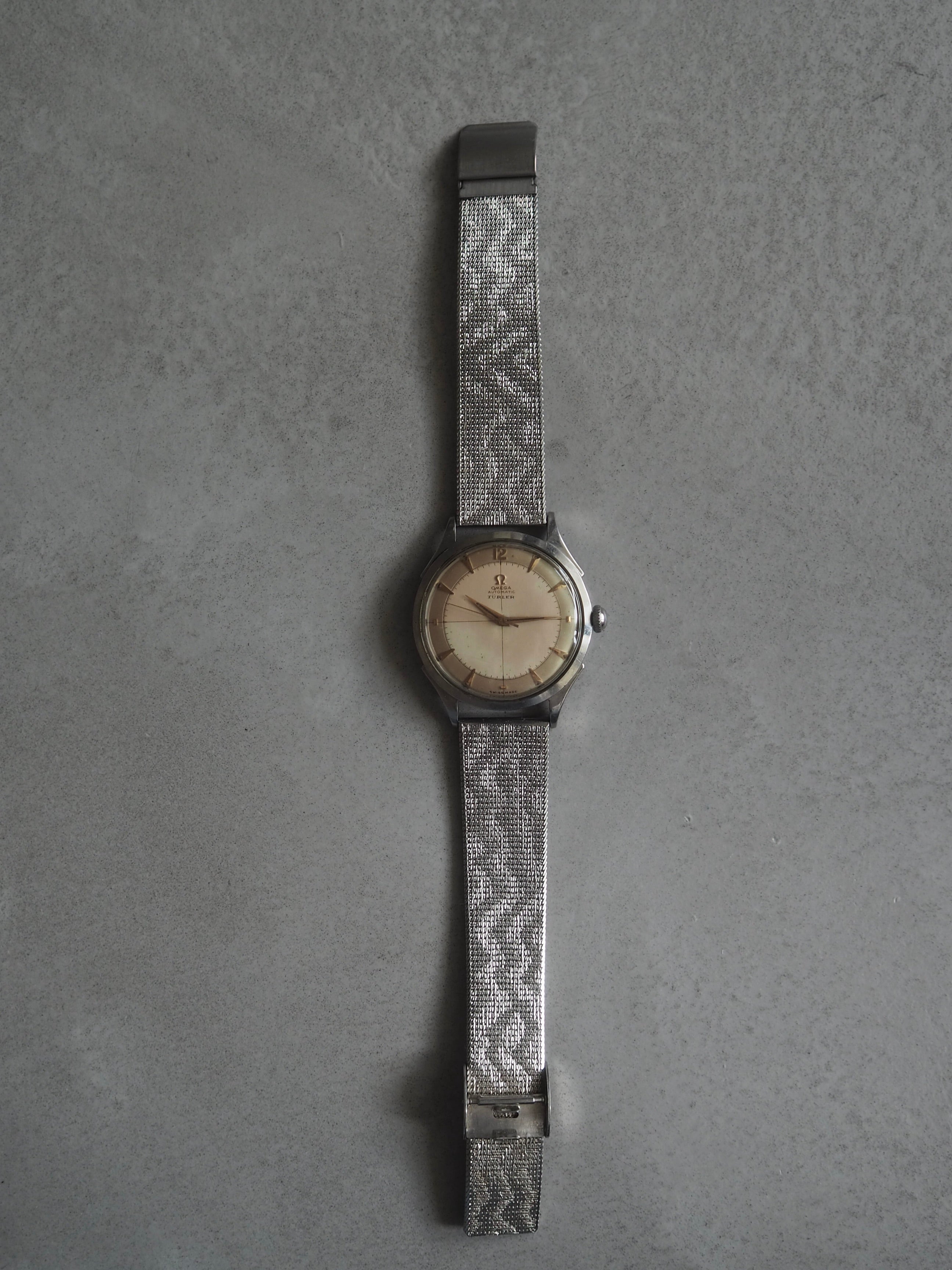 OMEGA TÜRLER Automatic Crosshair Dial Watch