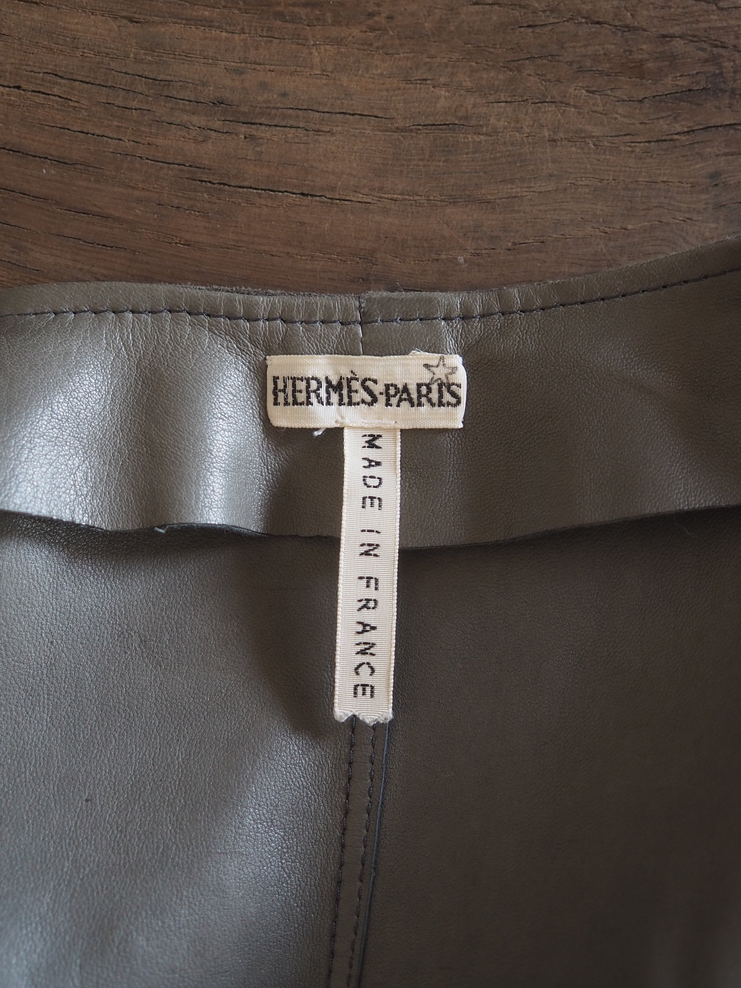 HERMÈS by Martin Margiela Suede Zip Dress