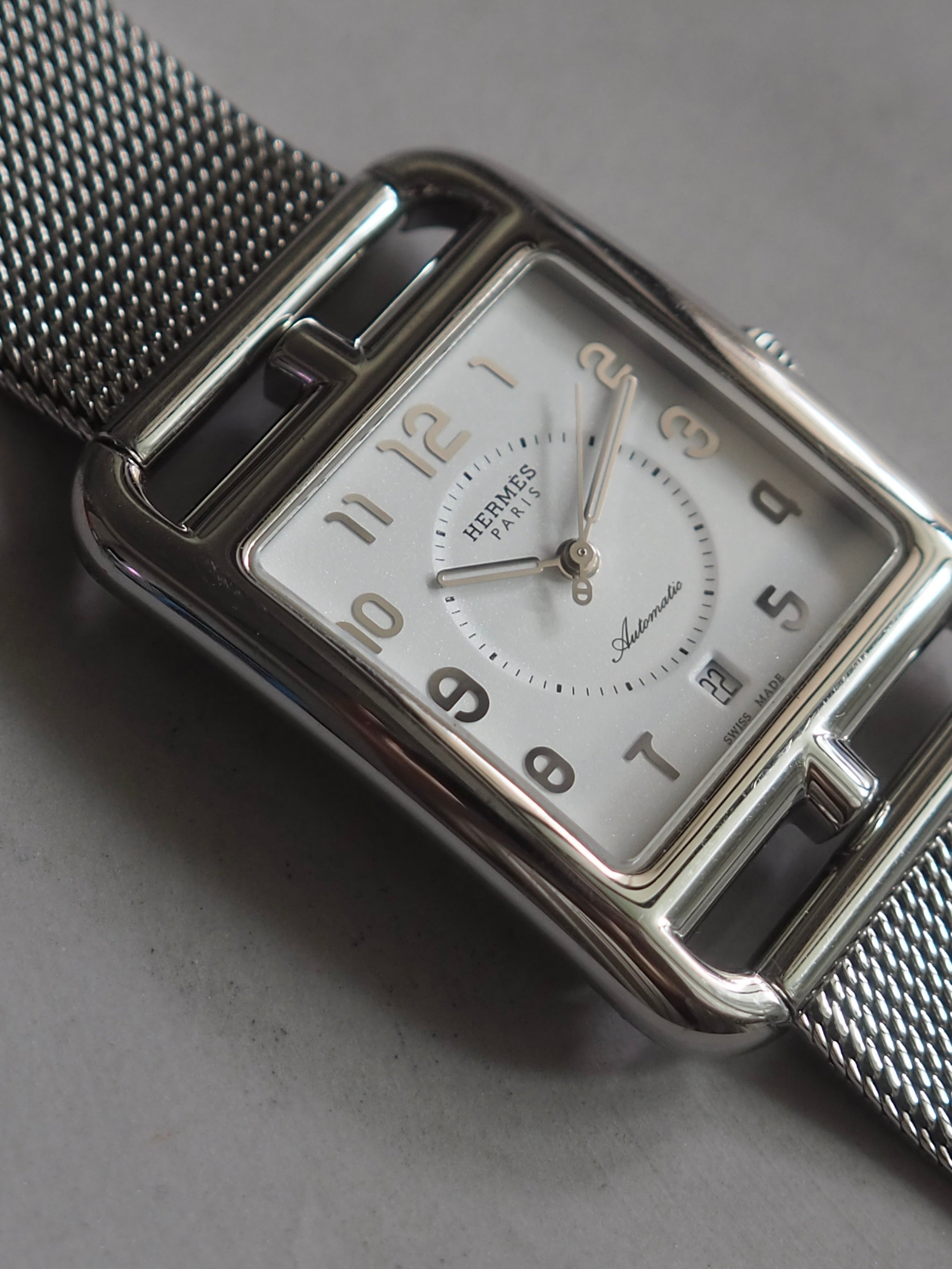 HERMÈS Cape Cod Automatic Mesh Bracelet Watch