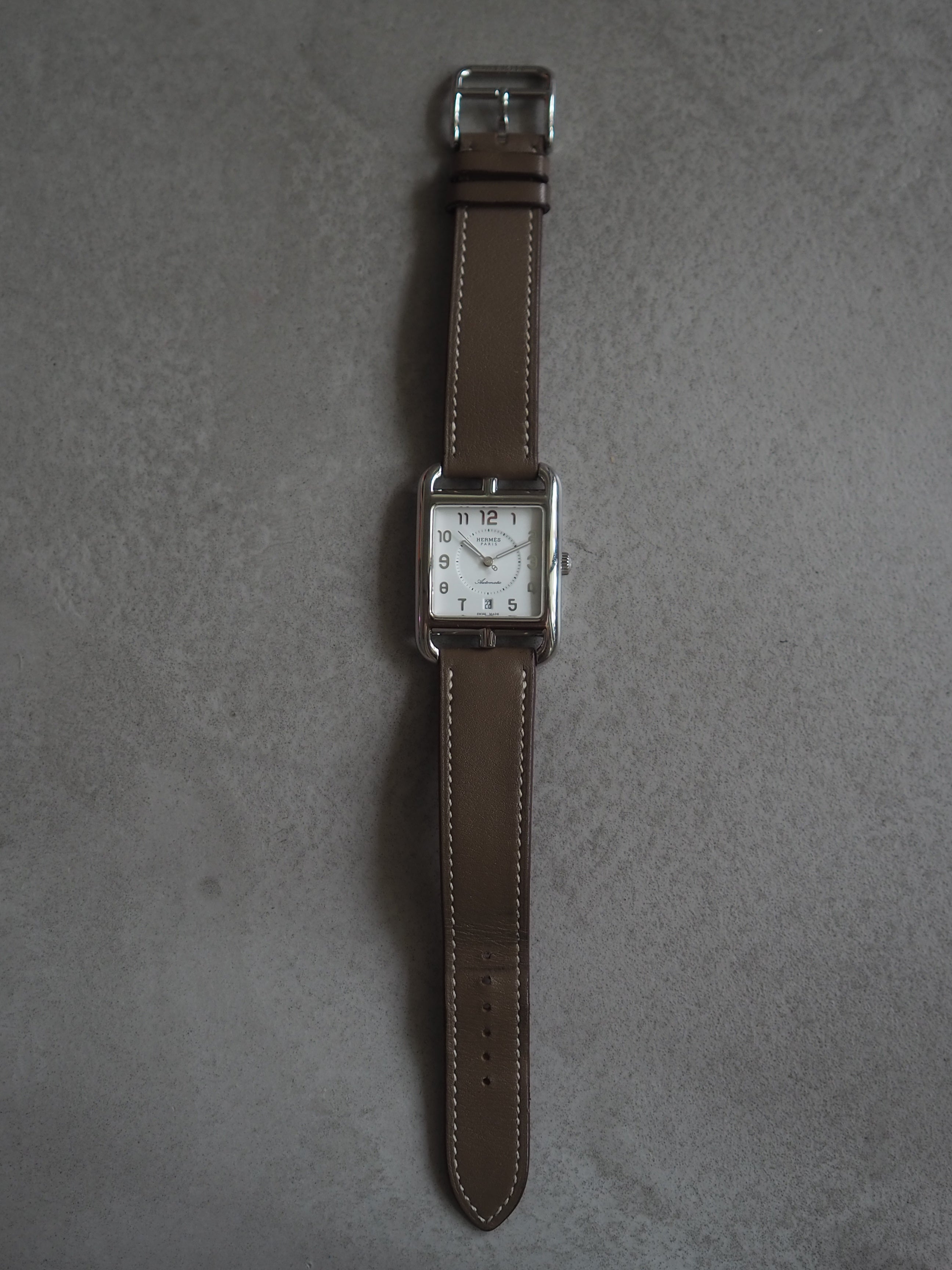 HERMÈS Cape Cod Automatic Mesh Bracelet Watch