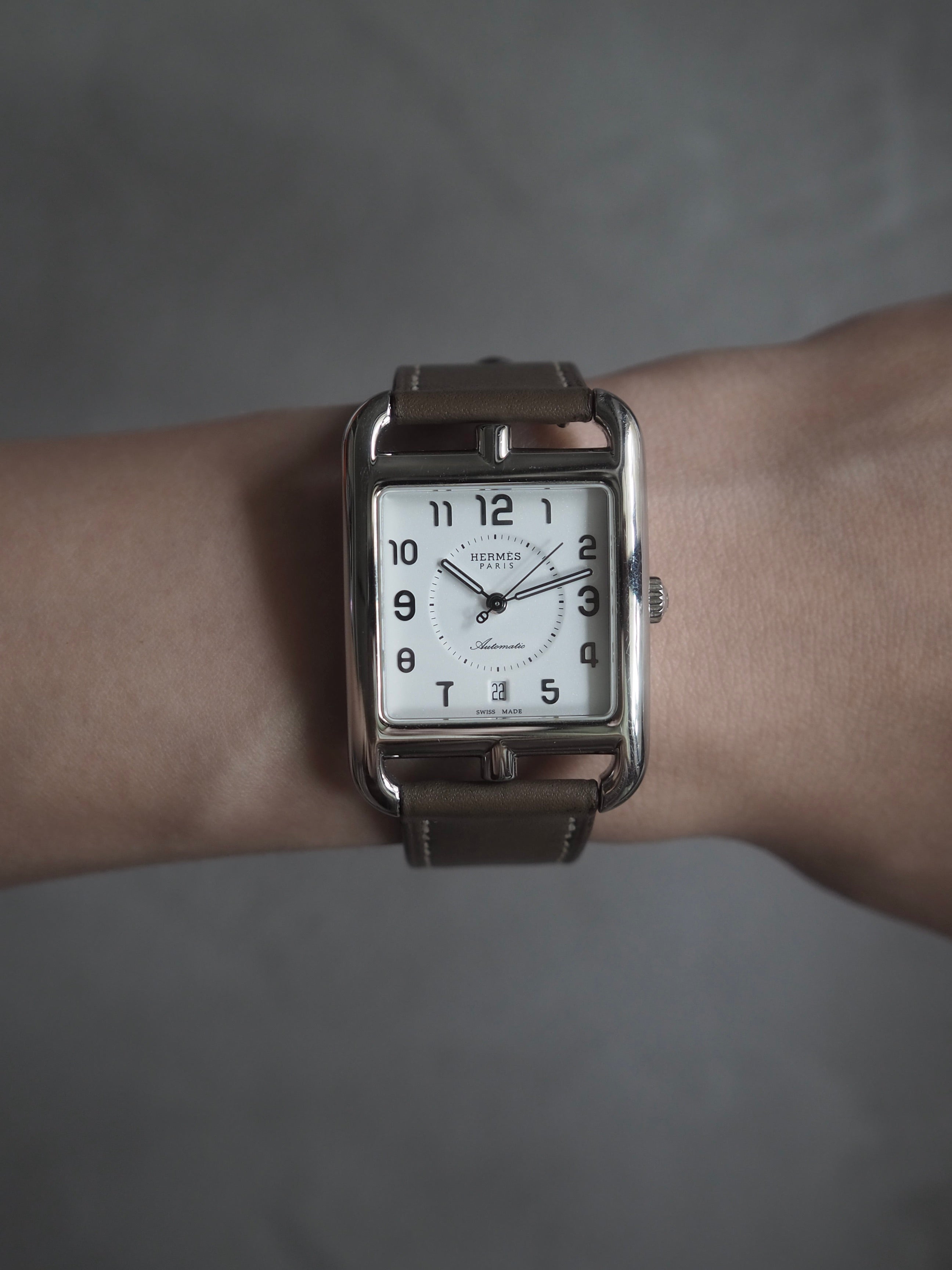 HERMÈS Cape Cod Automatic Mesh Bracelet Watch
