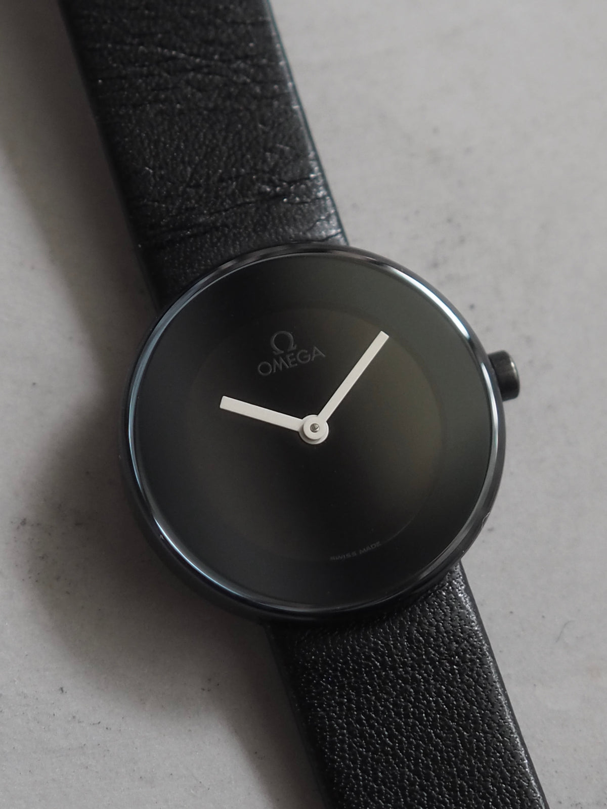 OMEGA オメガ アートコレクション ウォッチ 腕時計 ブラック クォーツ 