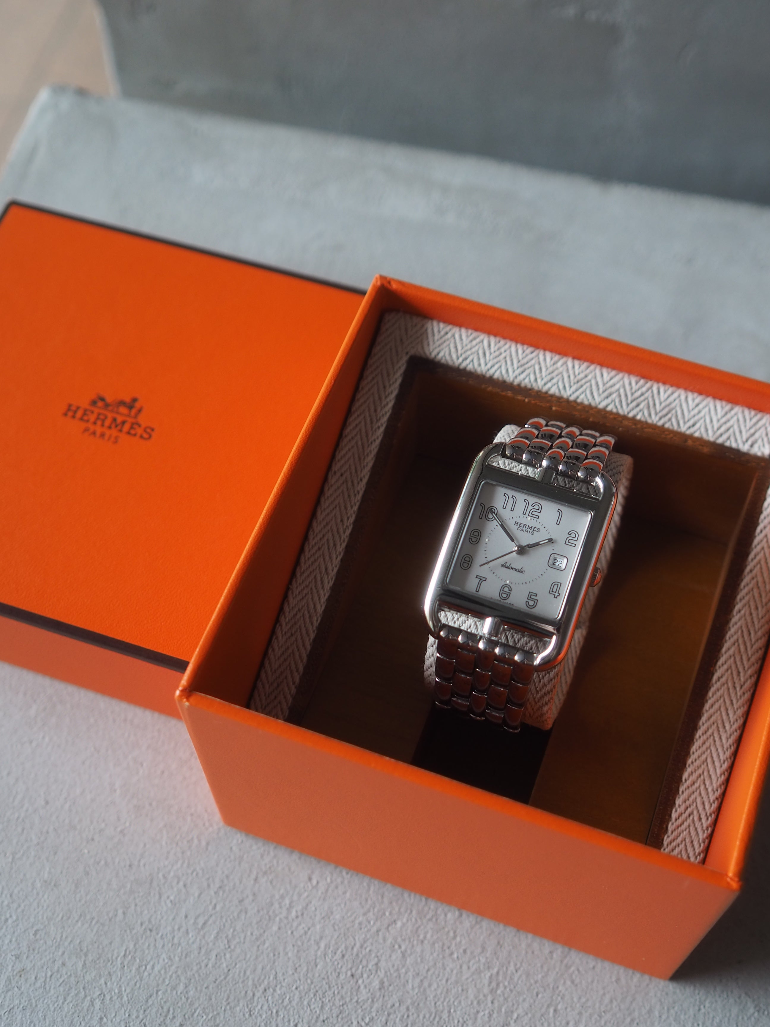 HERMÈS Cape Cod Watch Automatic Stainless steel Bracelet