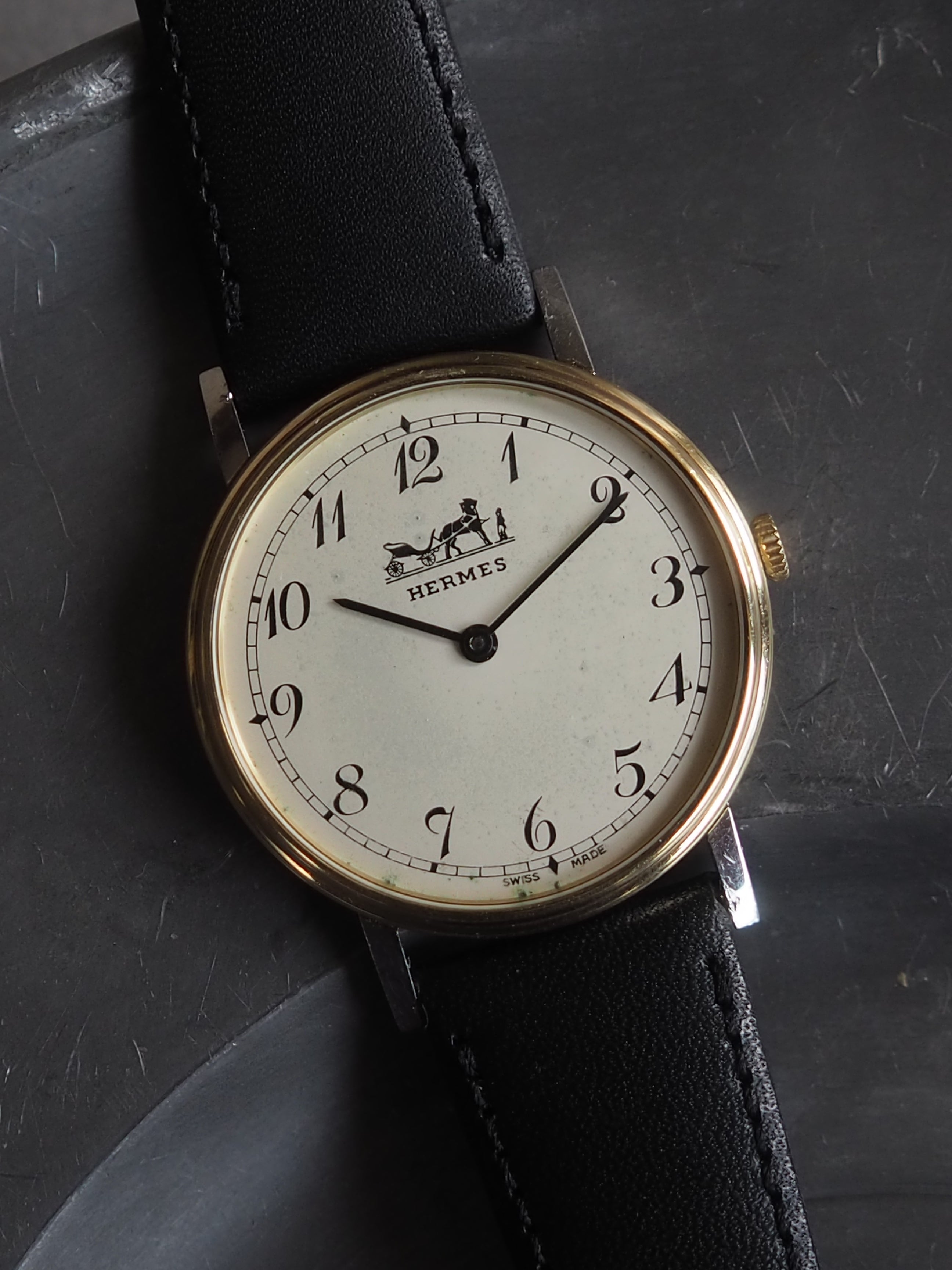 HERMÈS Vintage Hand-Wound Watch