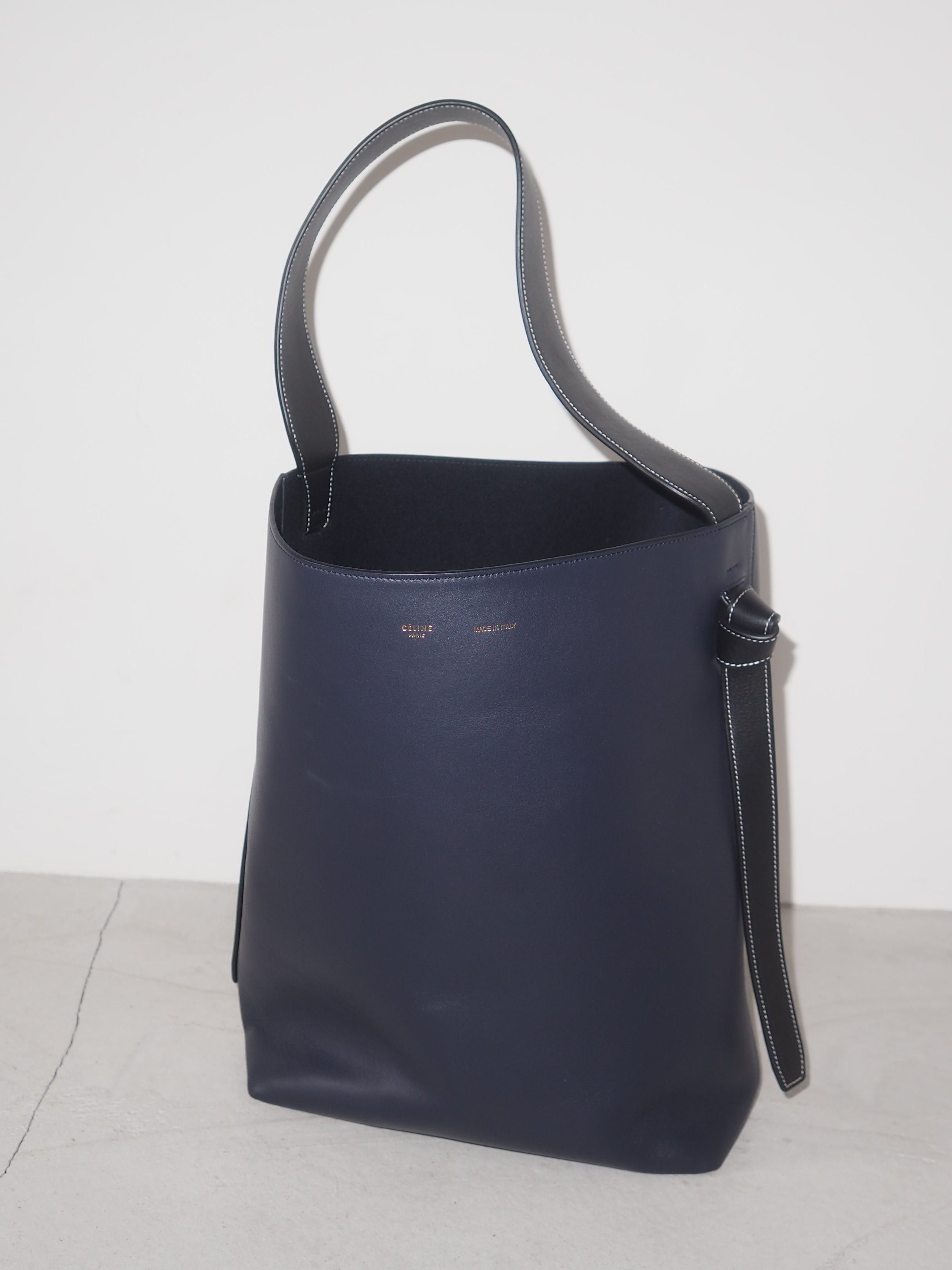 CELINE セリーヌ サングル ミディアム トート ショルダー バッグ