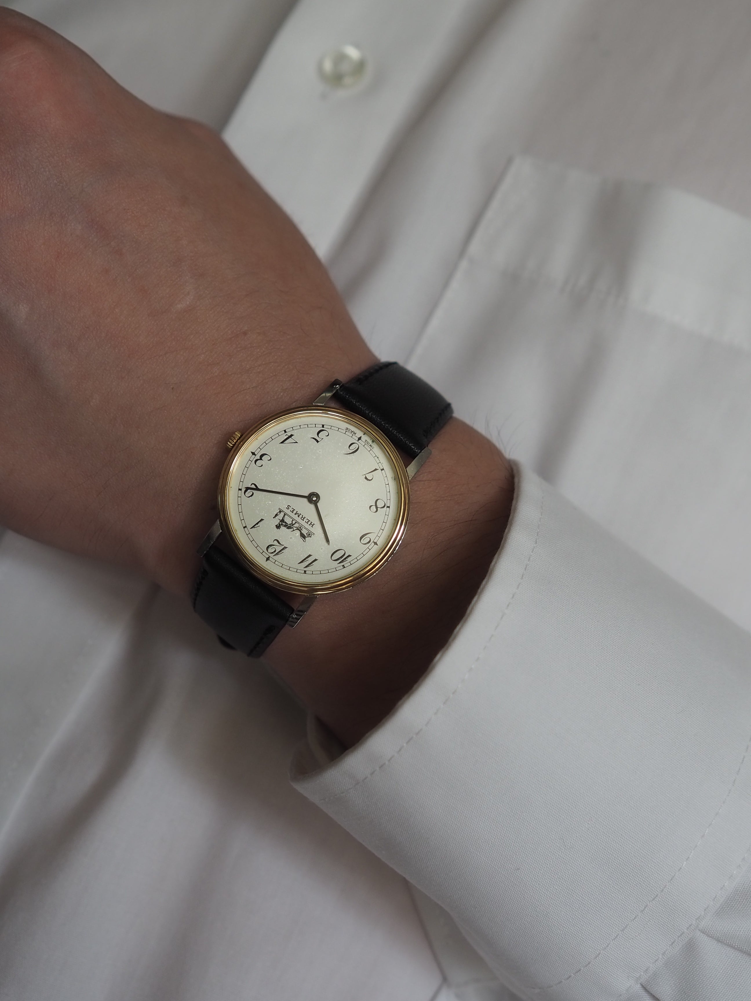 HERMÈS Vintage Hand-Wound Watch