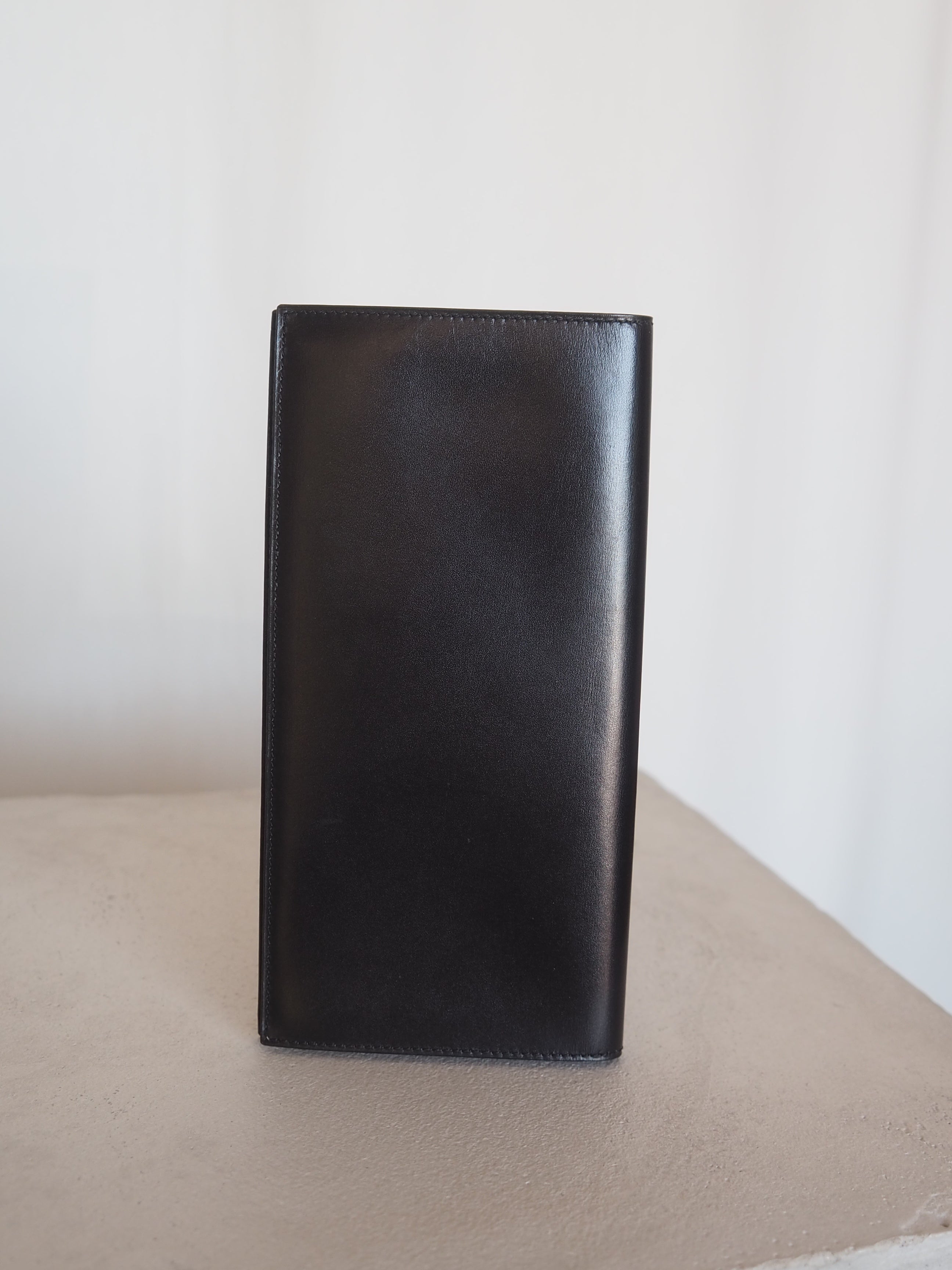 HERMÈS Box Calf Long Wallet