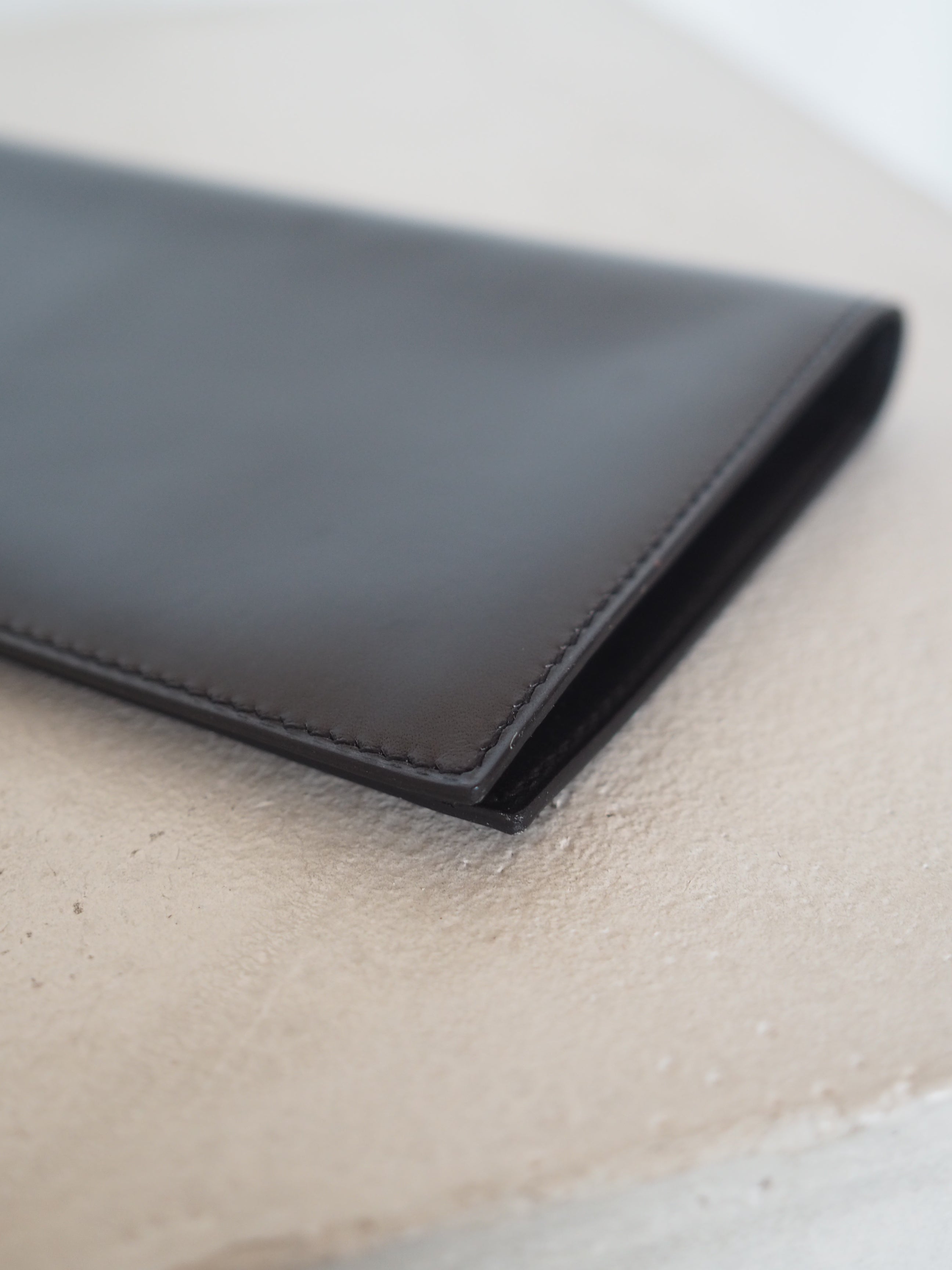 HERMÈS Box Calf Long Wallet