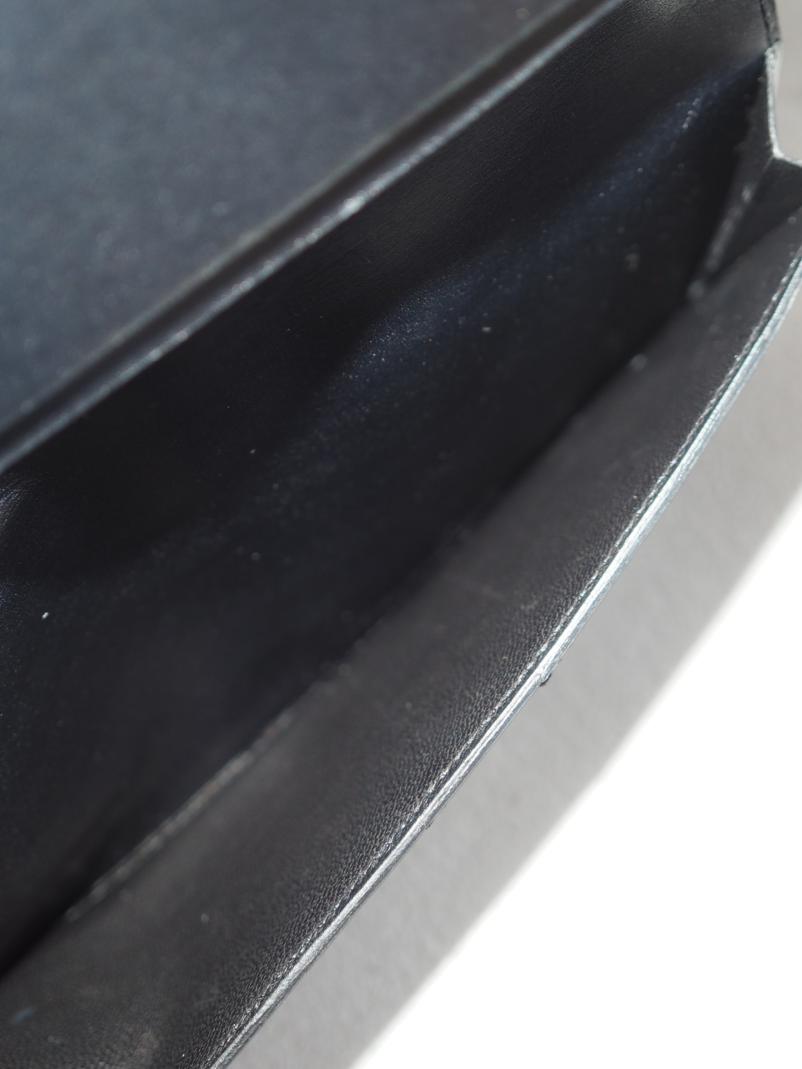 HERMÈS Box Calf Long Wallet