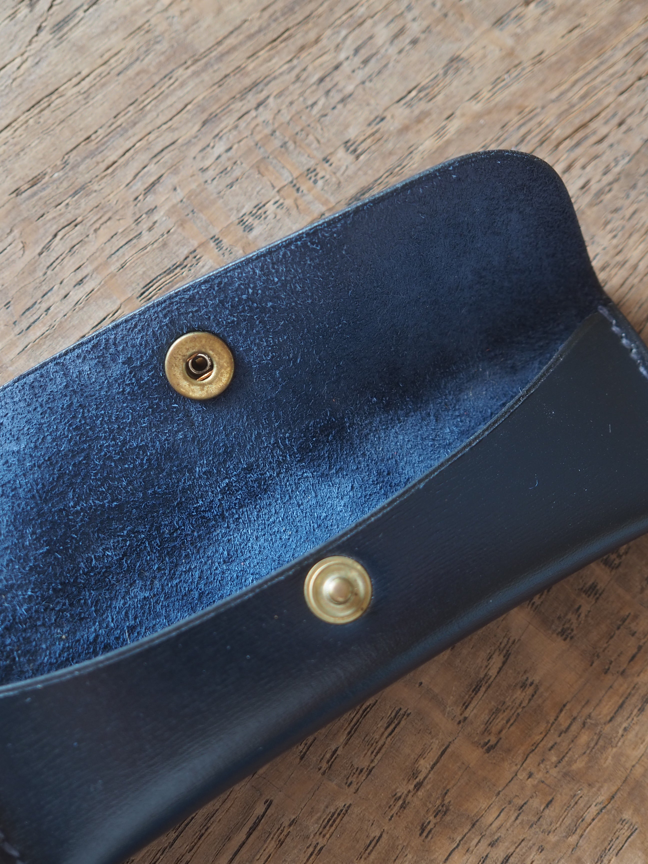 HERMÈS Buffalo Horn Comb Leather Case