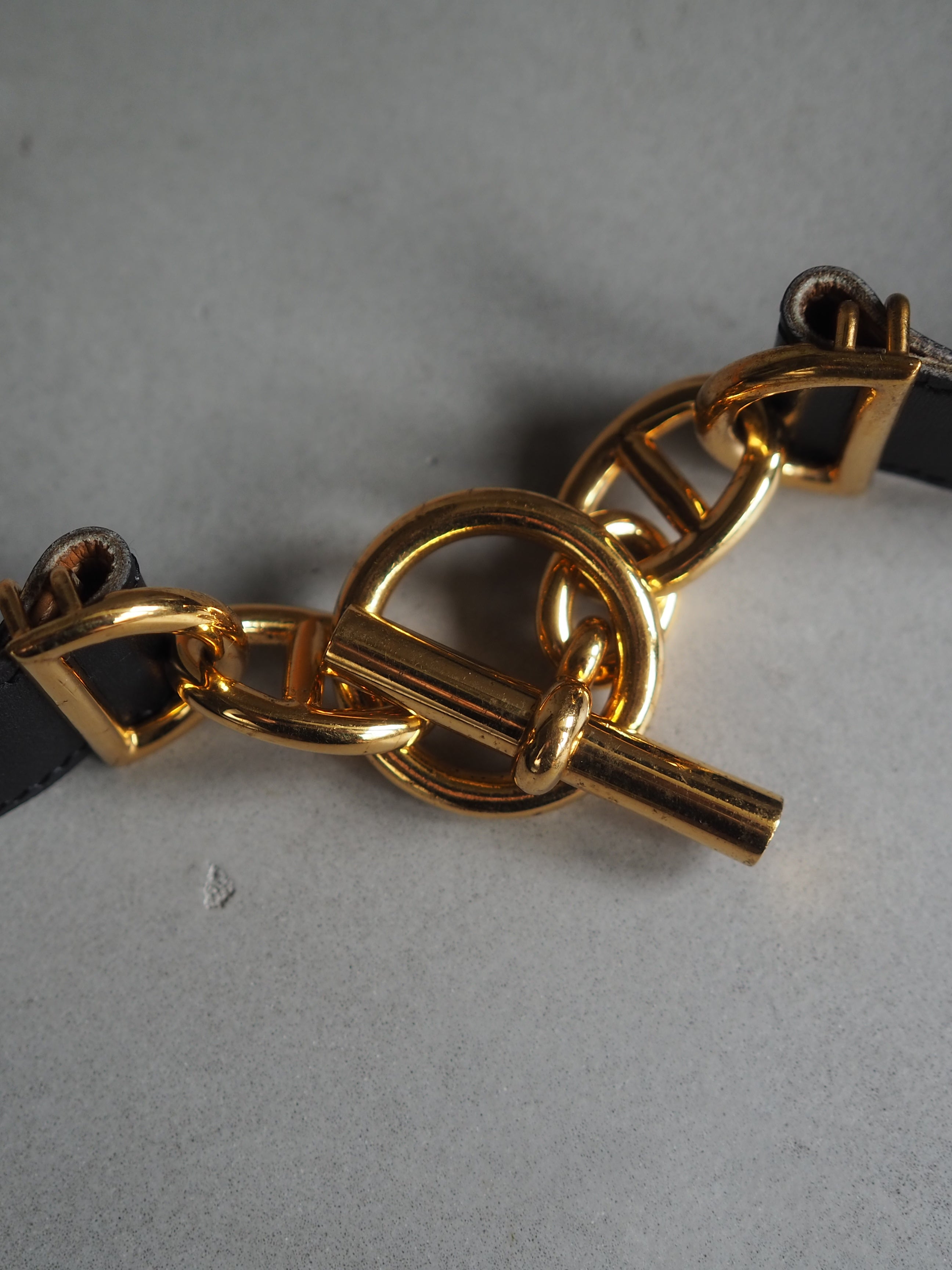 HERMÈS Chaine d' ancre Belt 65