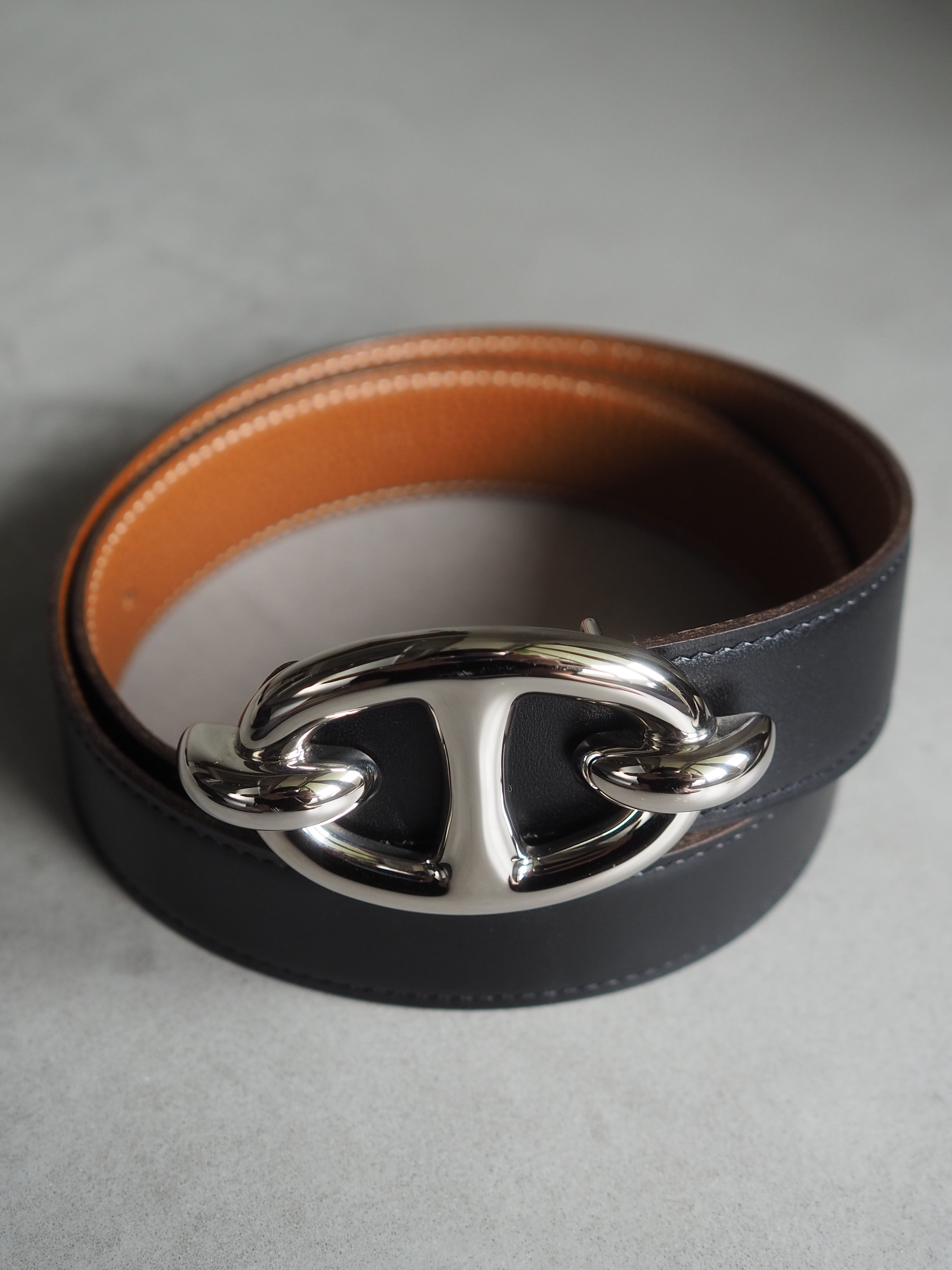 HERMÈS Chaine d' ancre Belt 70