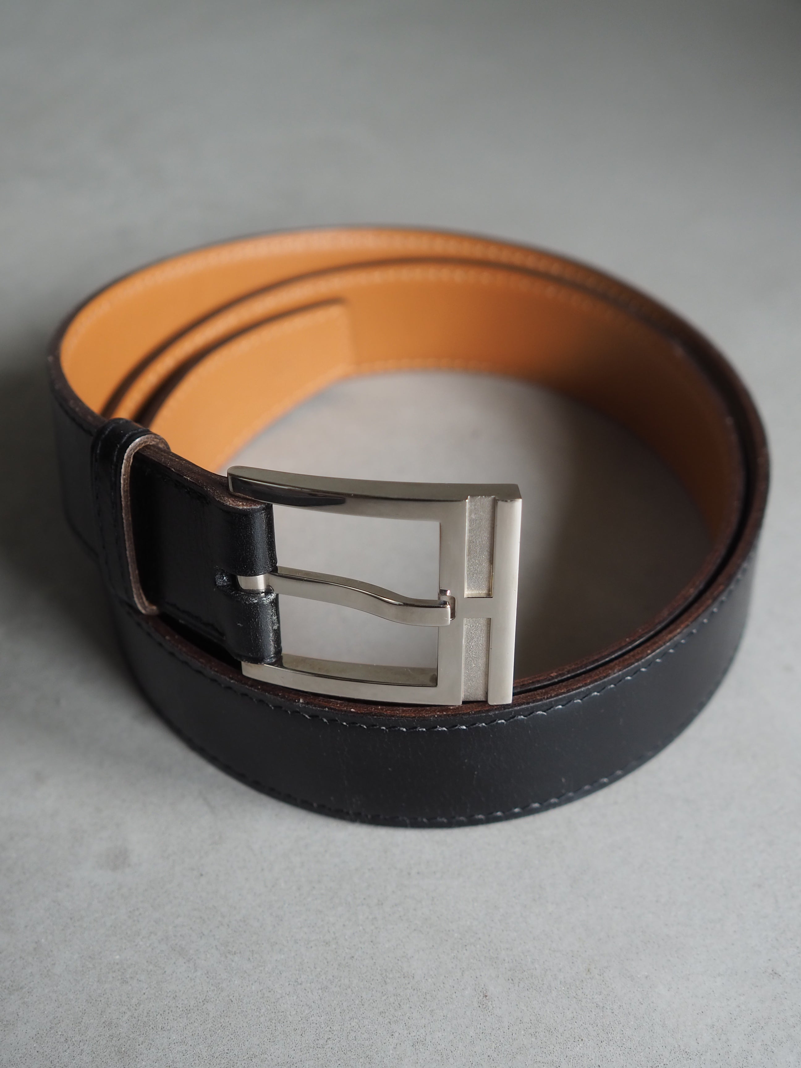 HERMÈS H Buckle Belt 85