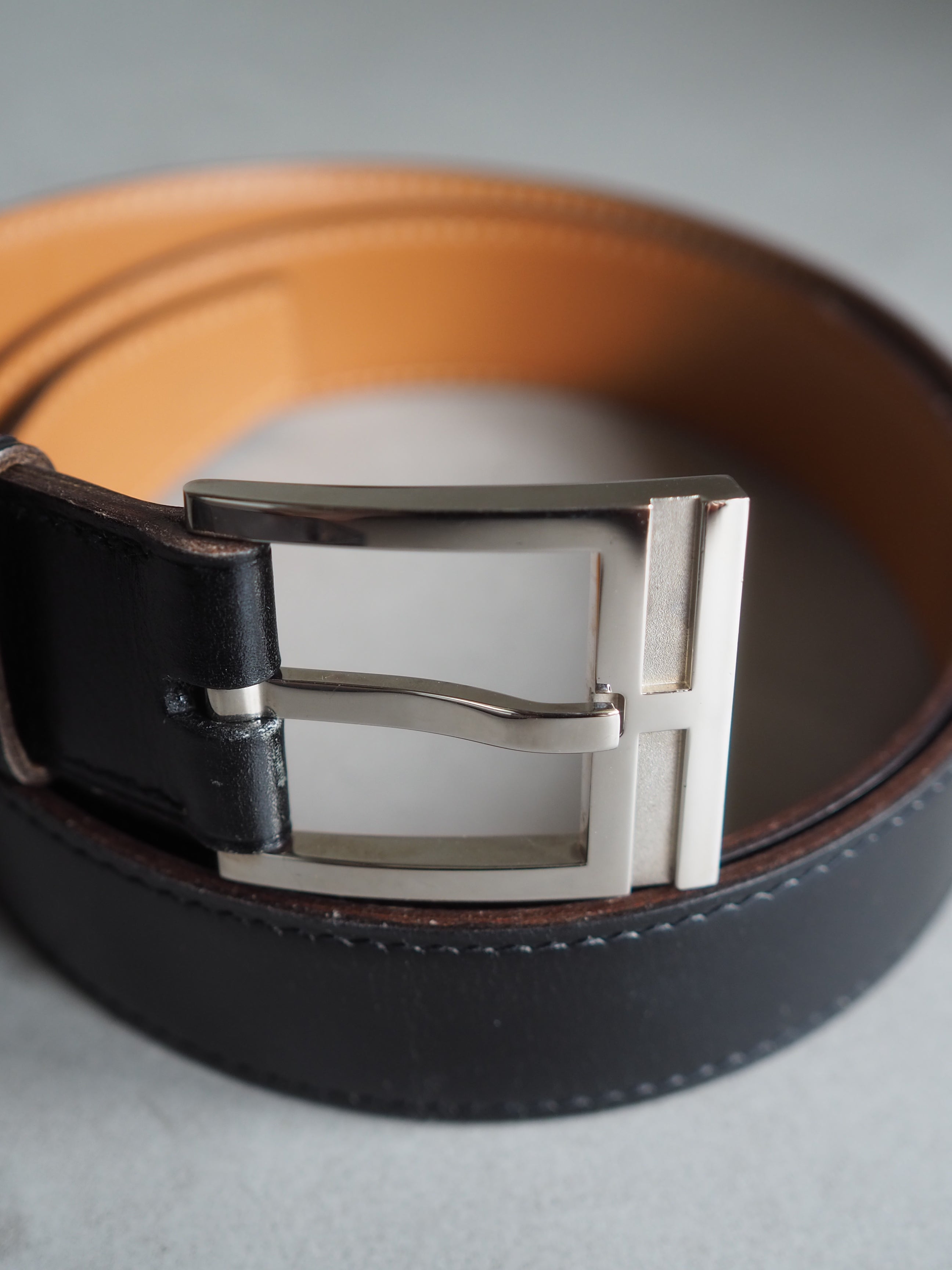 HERMÈS H Buckle Belt 85