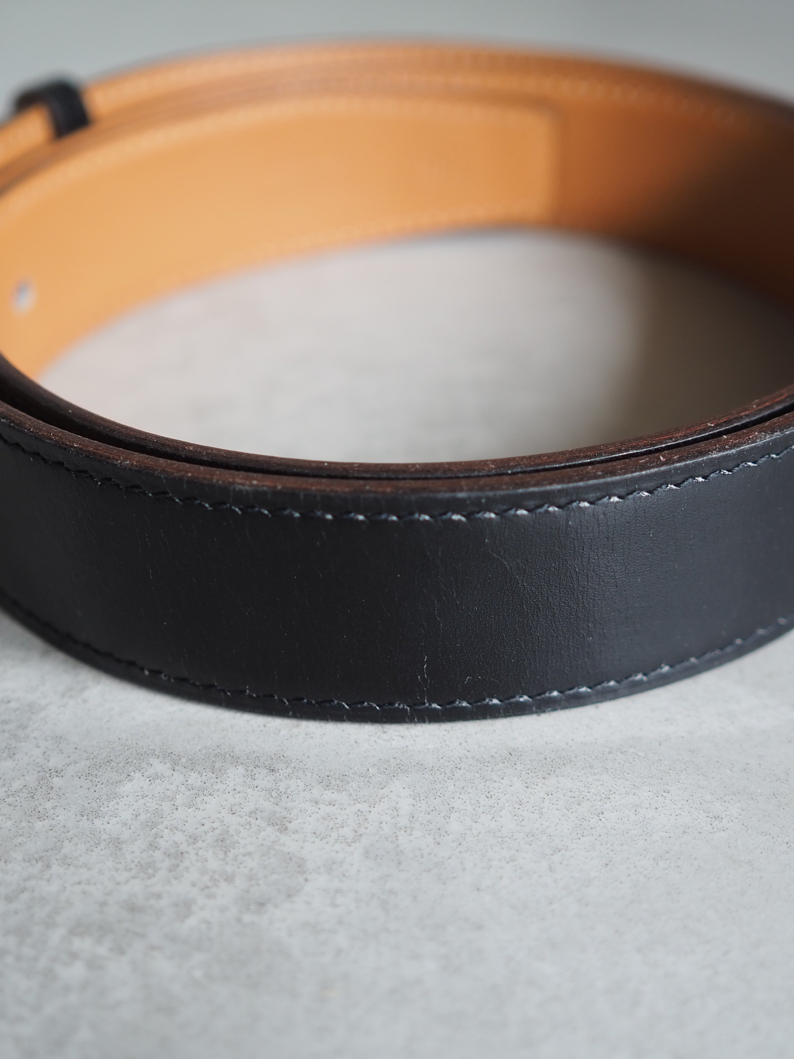 HERMÈS H Buckle Belt 85