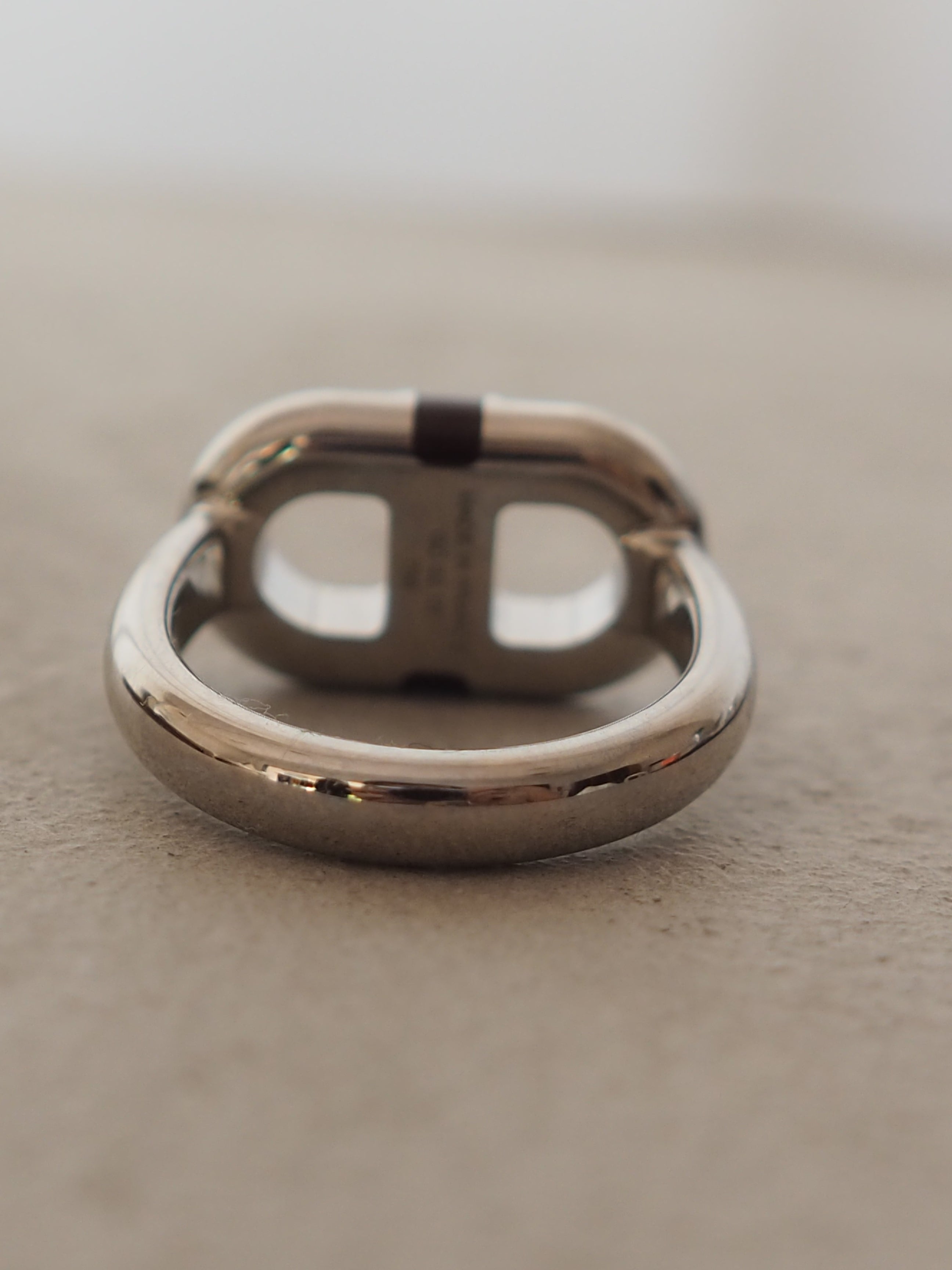 HERMÈS "Chaine d'ancre Maillon" Ring