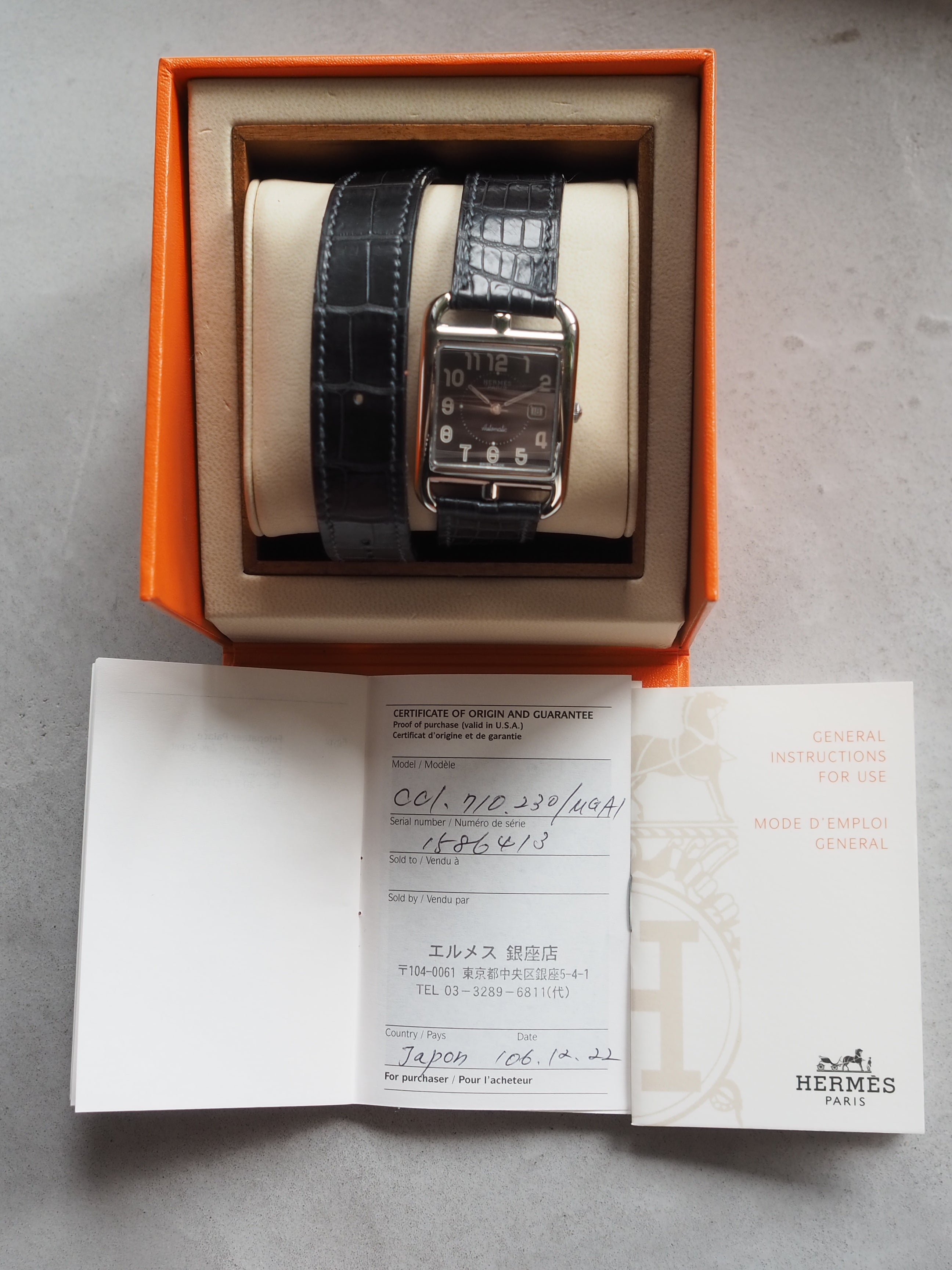 HERMÈS Cape Cod Double Tour Watch