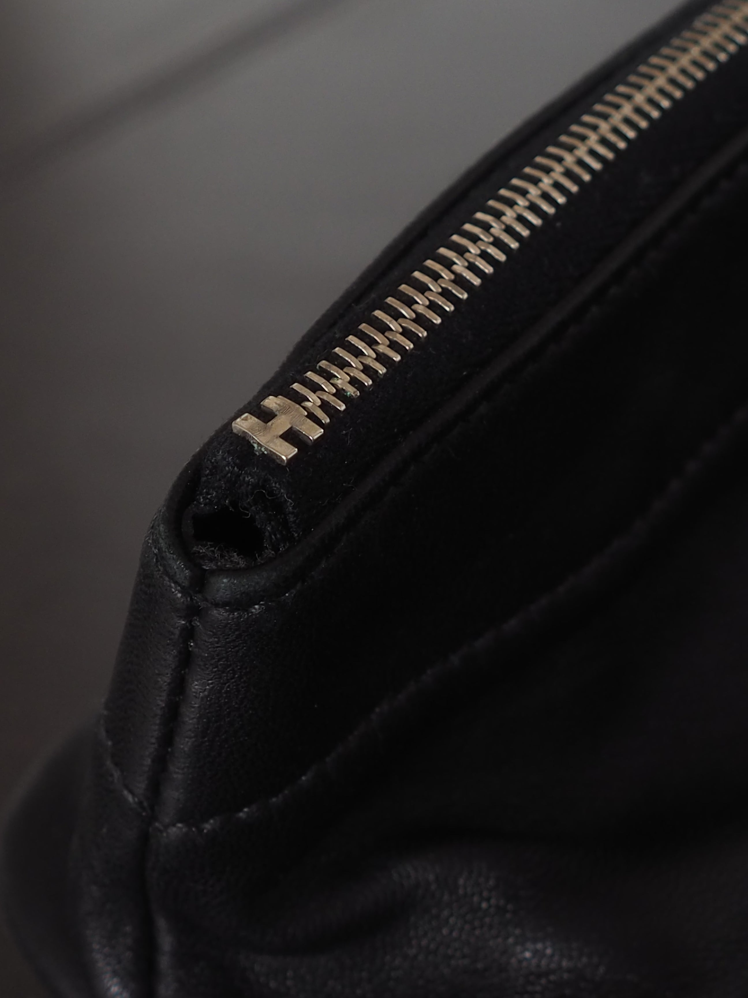 HERMÈS Sellier Leather Pouch