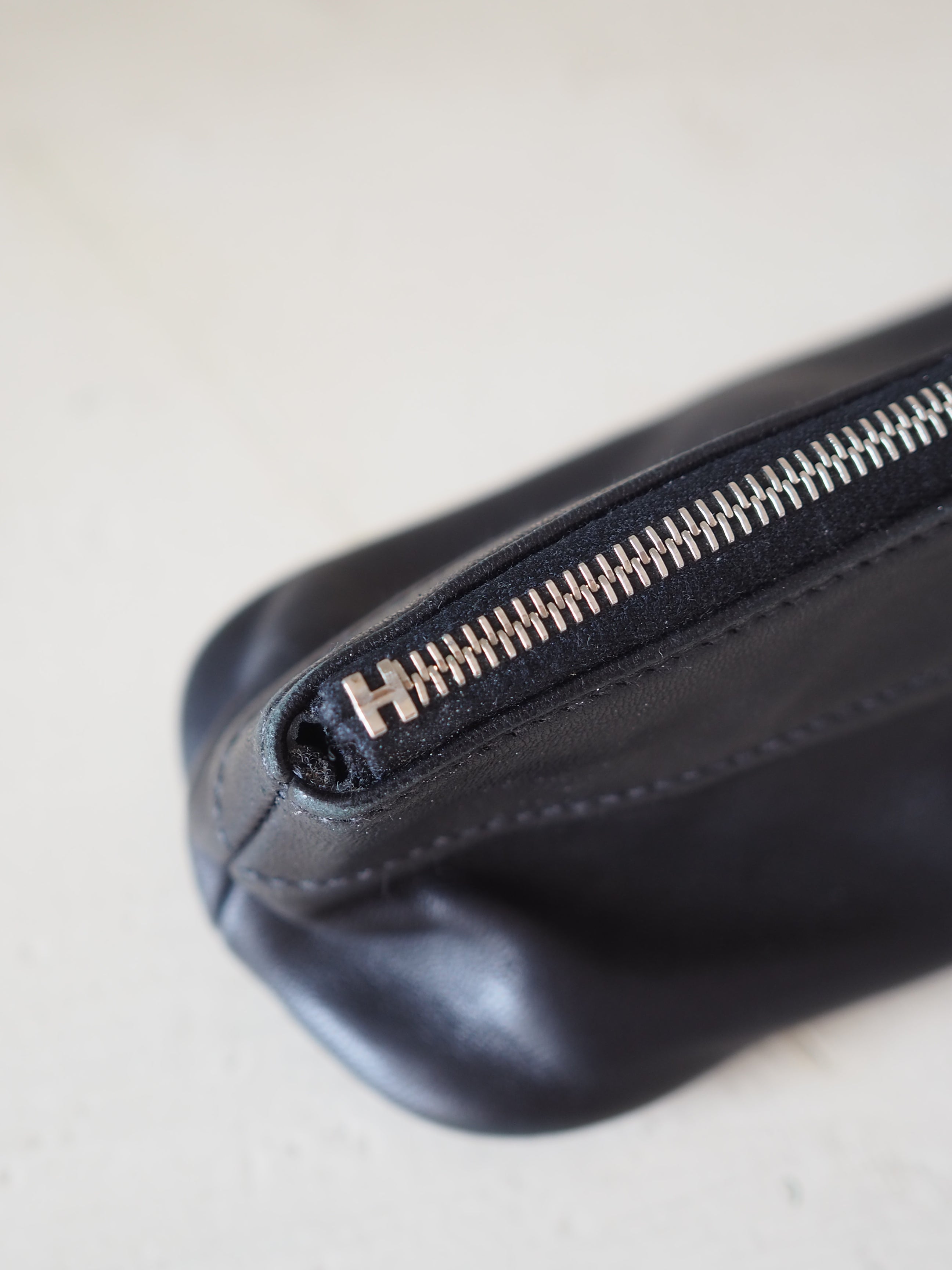 HERMÈS Sellier Leather Pouch