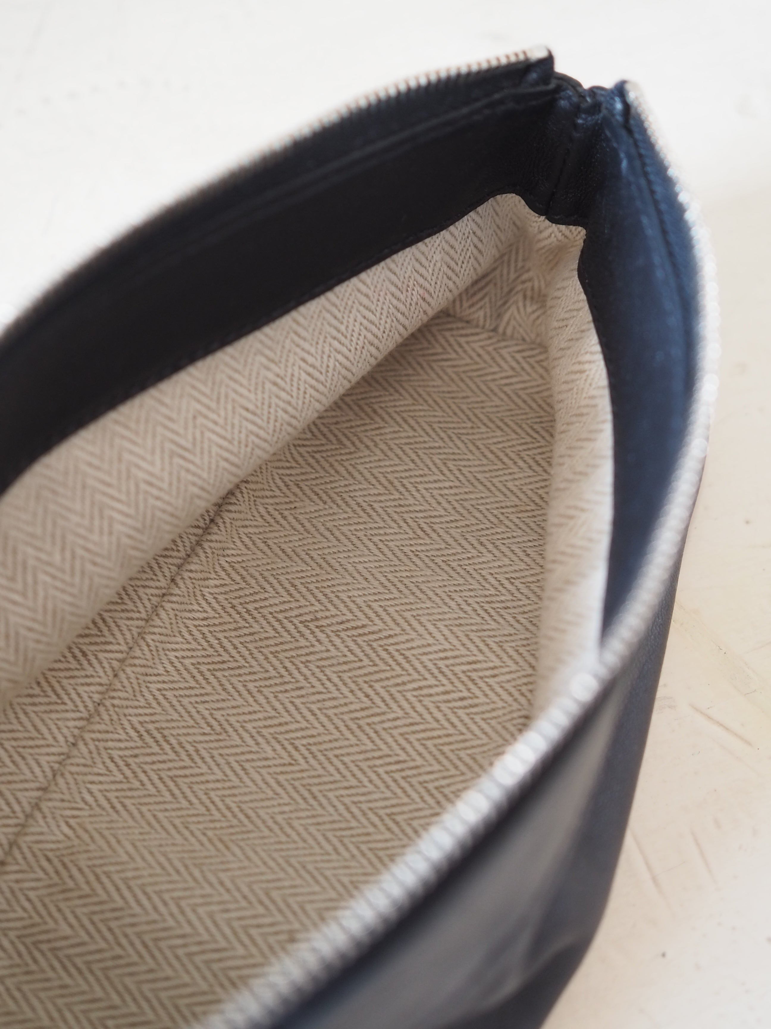 HERMÈS Sellier Leather Pouch