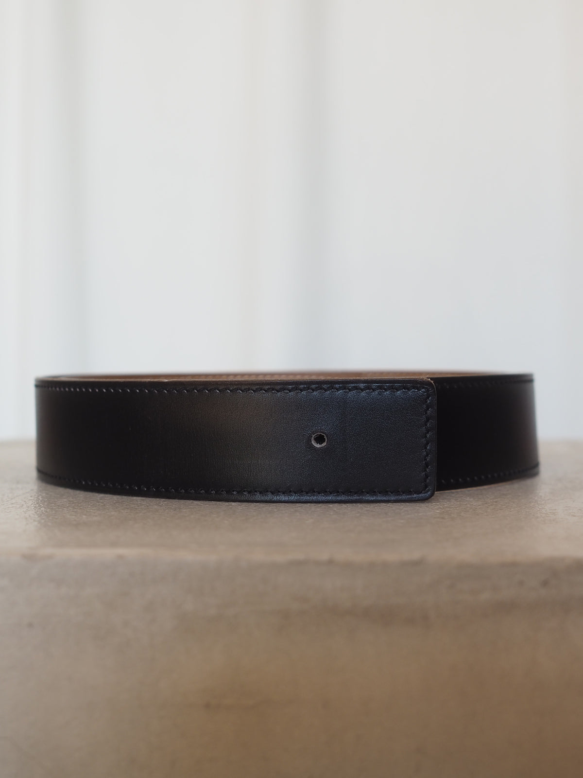 HERMÈS Leather Belt 70