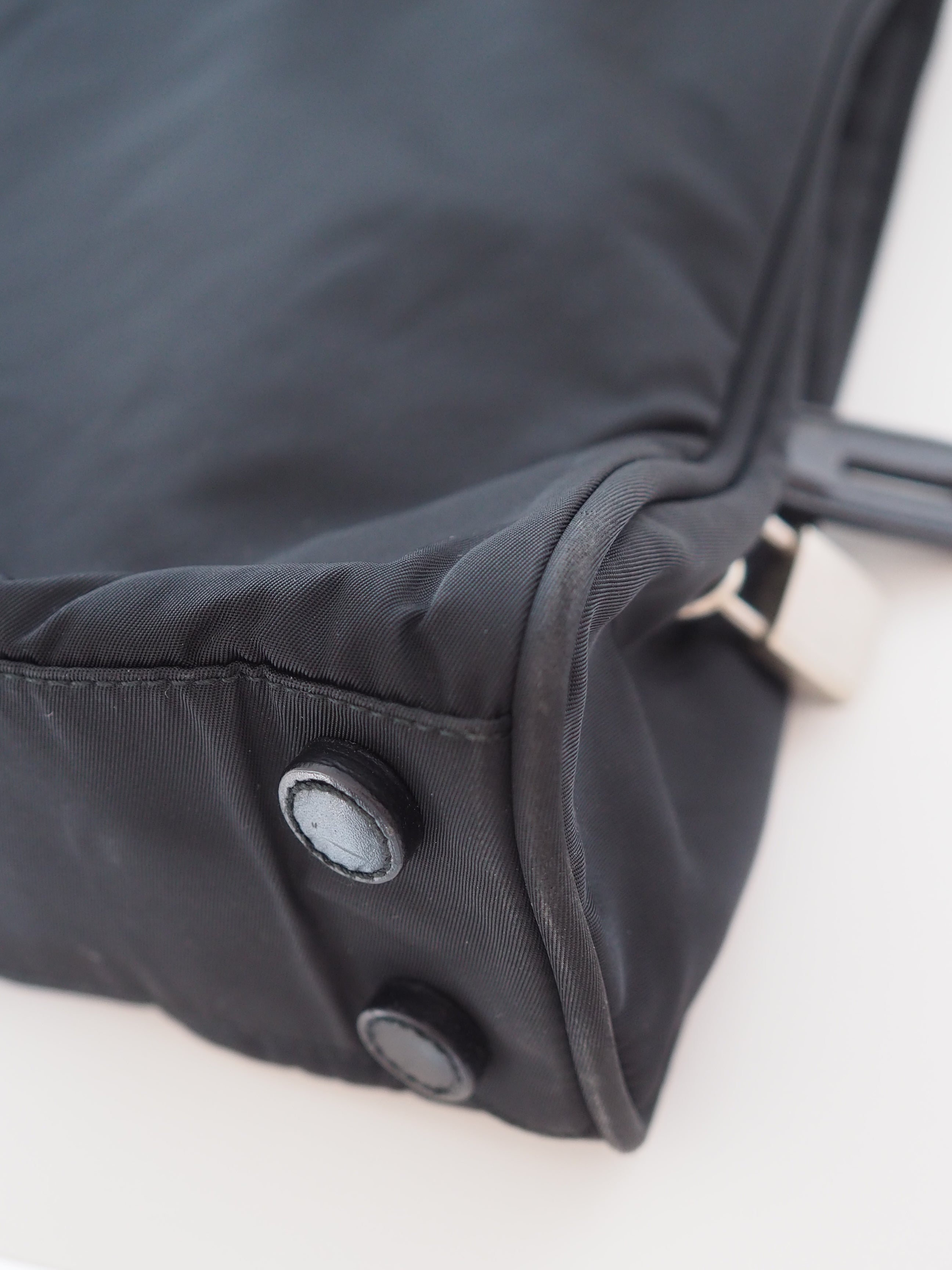 PRADA Nylon Triangle Plate Shoulder bag