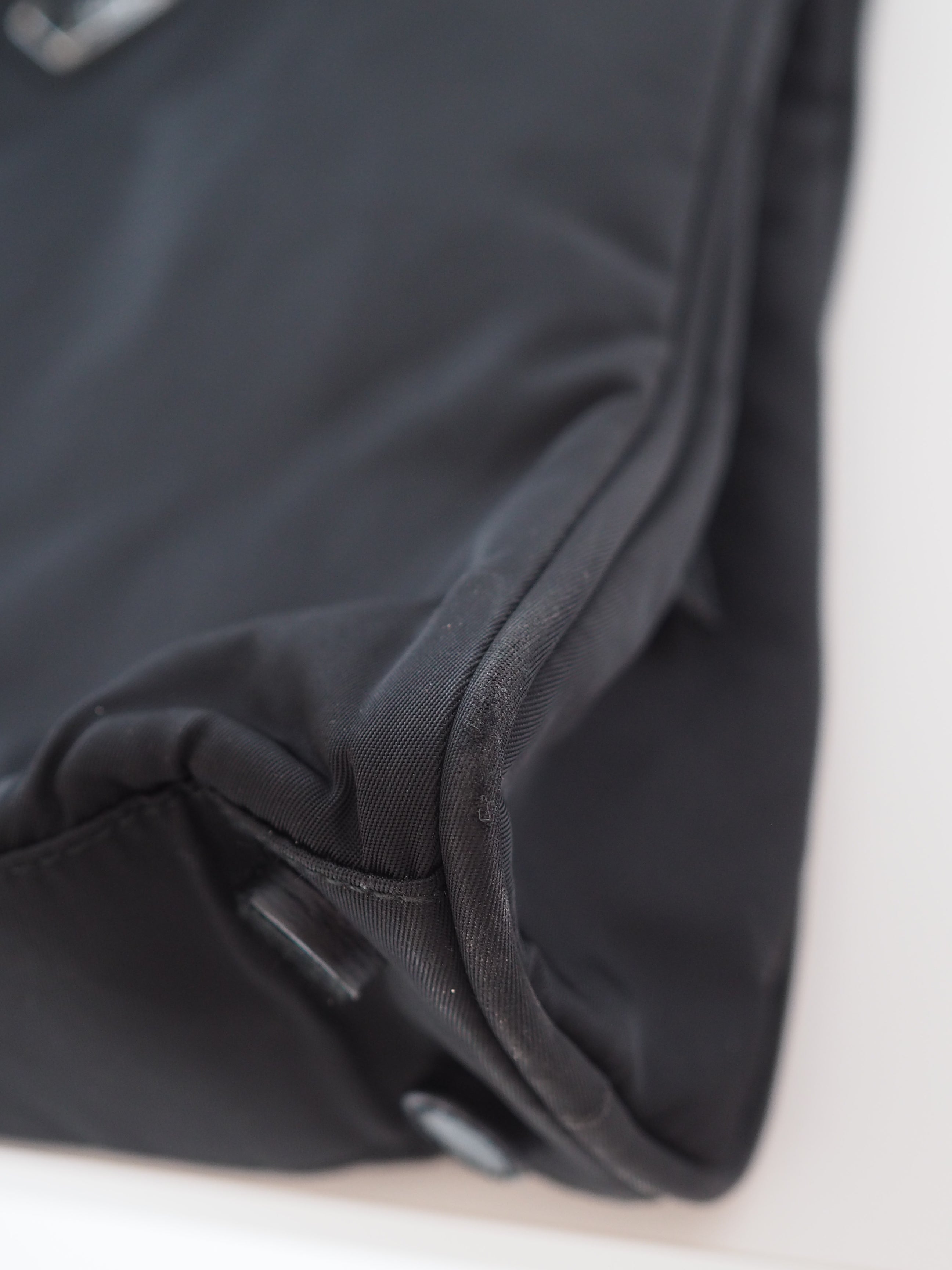 PRADA Nylon Triangle Plate Shoulder bag