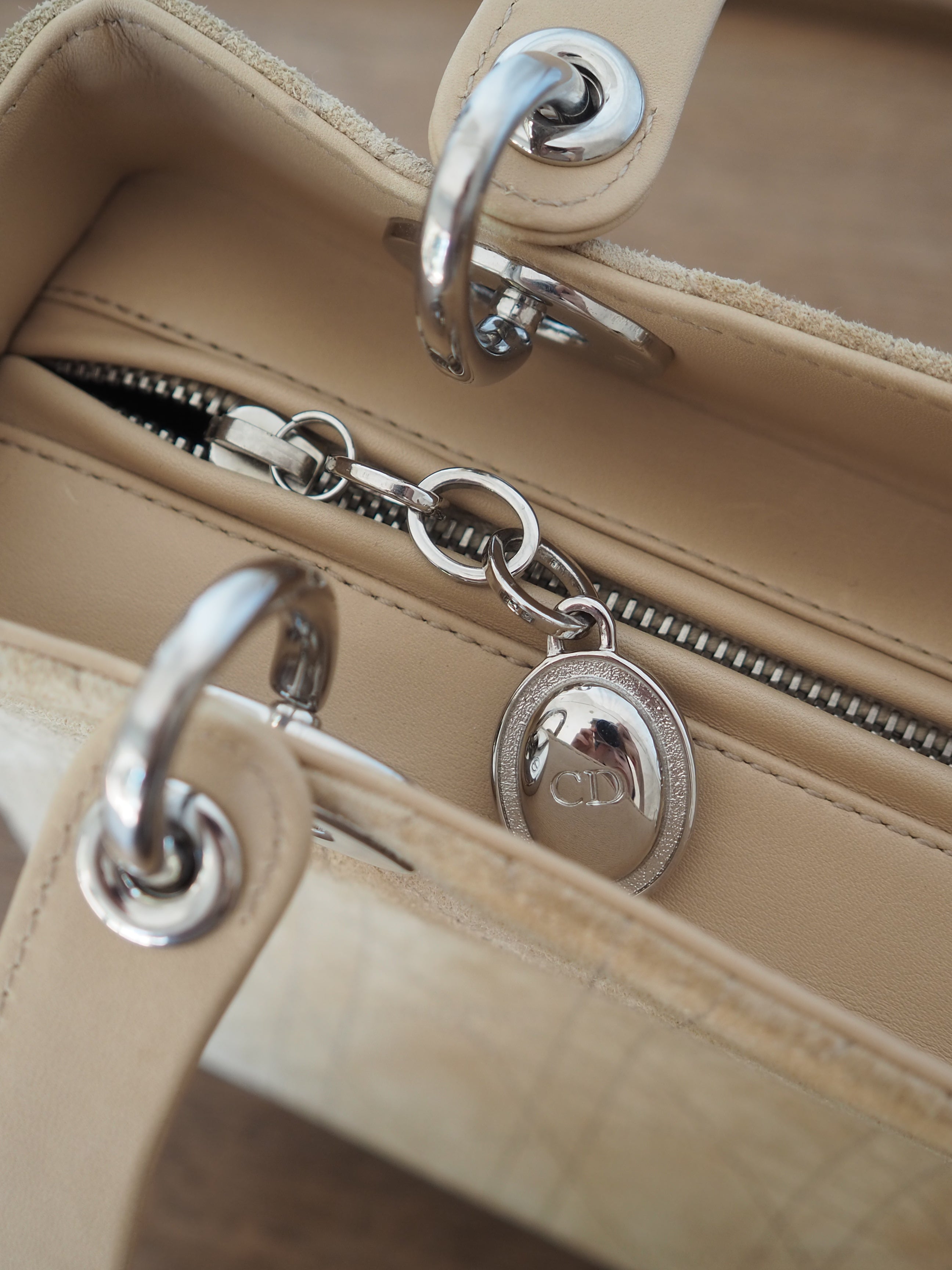 Christian Dior Lady Dior 2Way Handbag