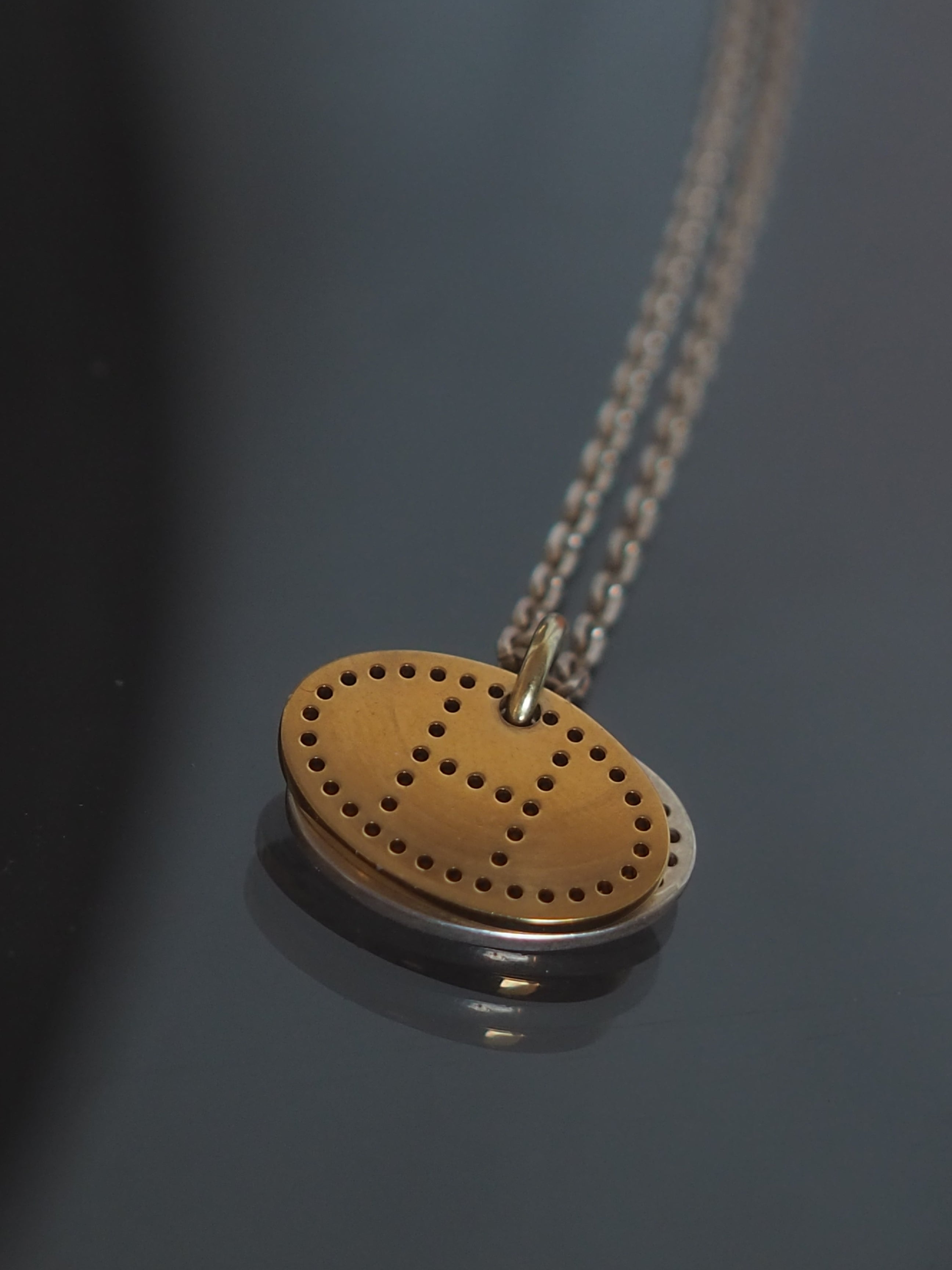 HERMÈS Evelyne Eclipse Reversible Necklace