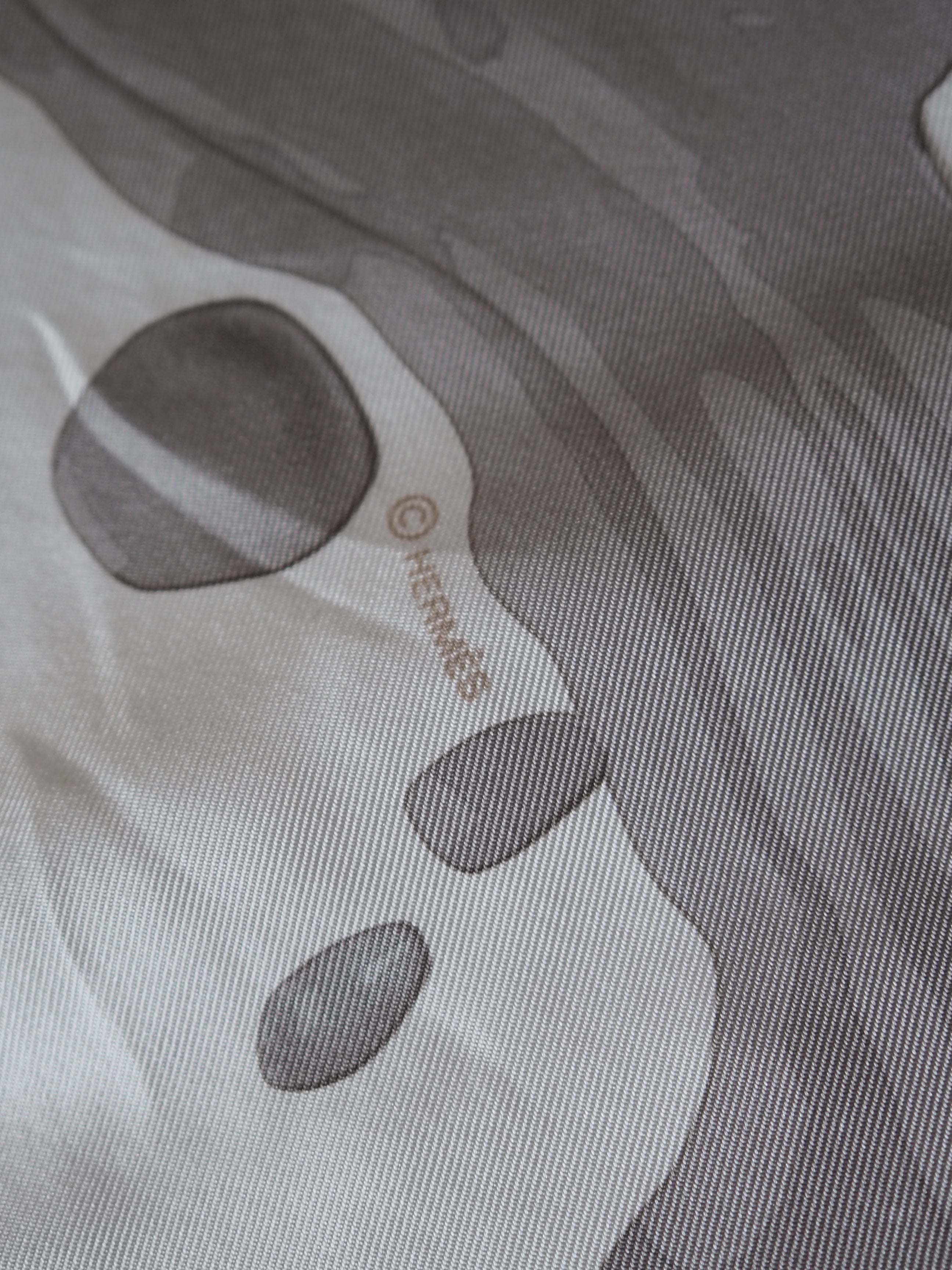 HERMES Scarf Care 90 " Peinture Fraiche "