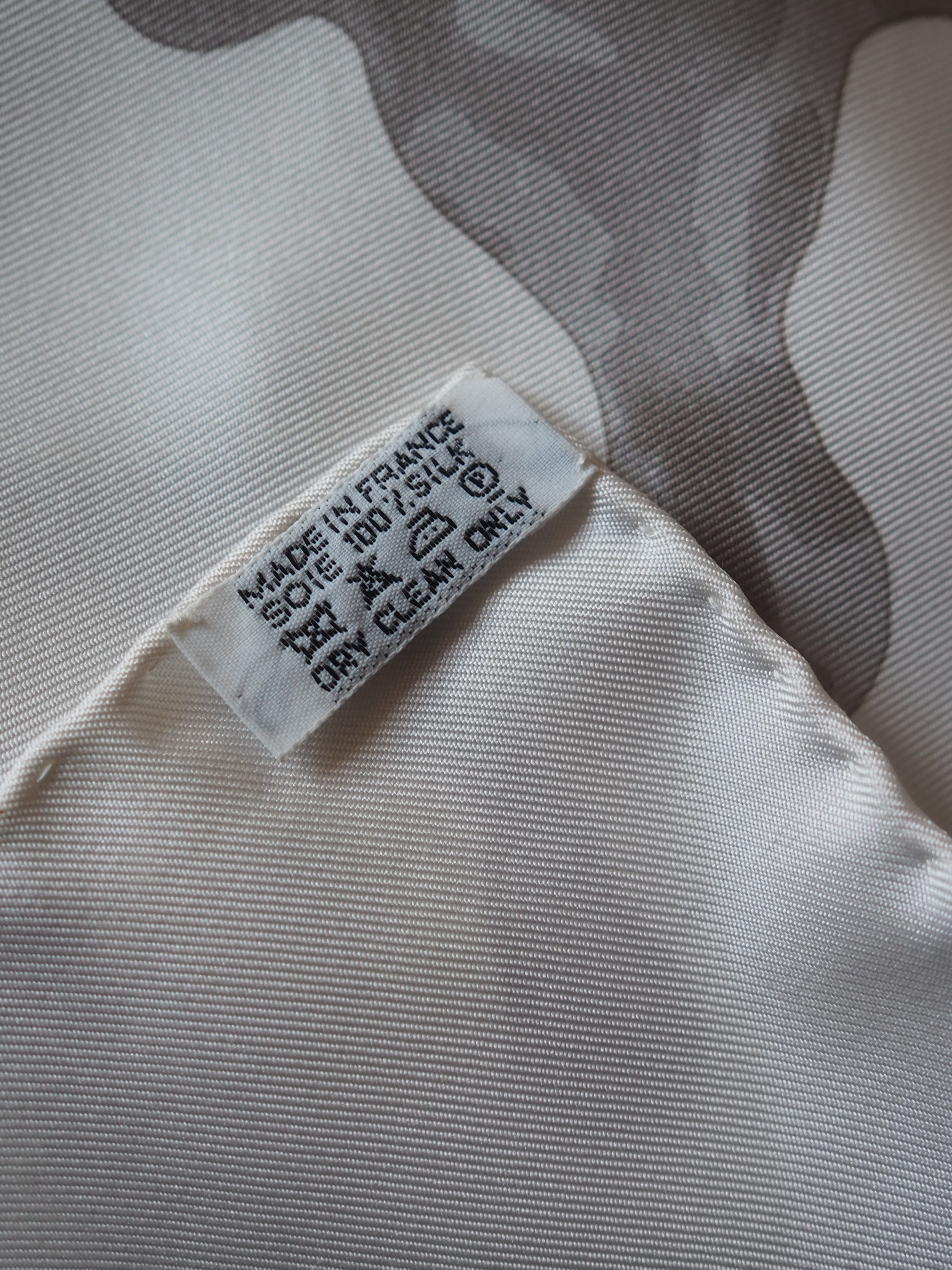 HERMES Scarf Care 90 " Peinture Fraiche "