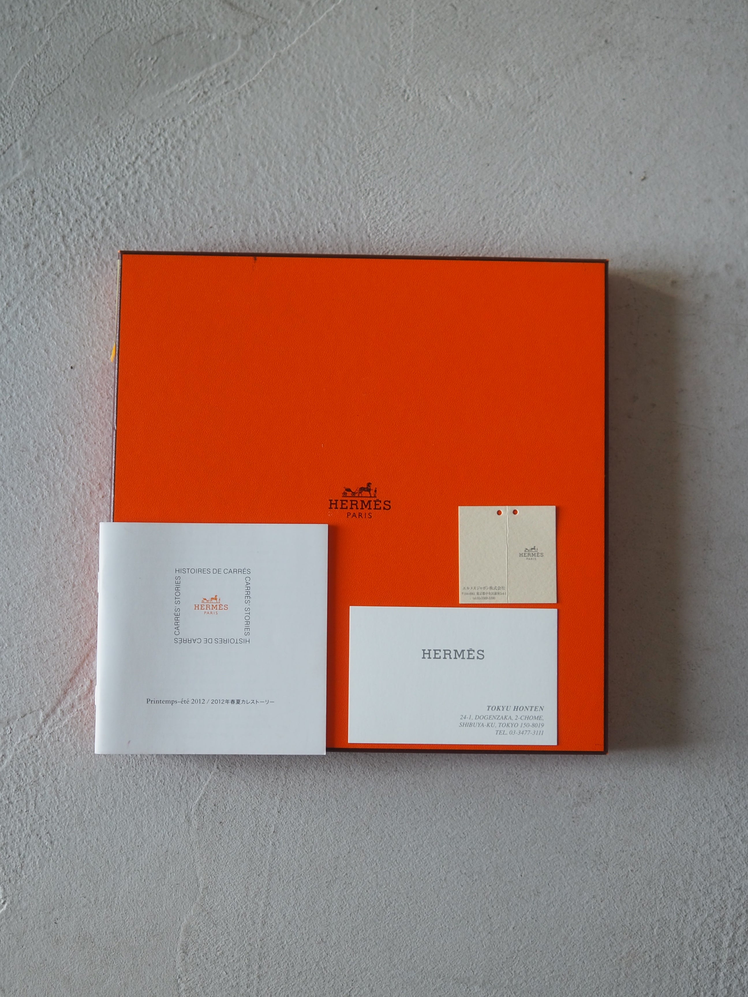 HERMES Scarf Care 90 " Peinture Fraiche "