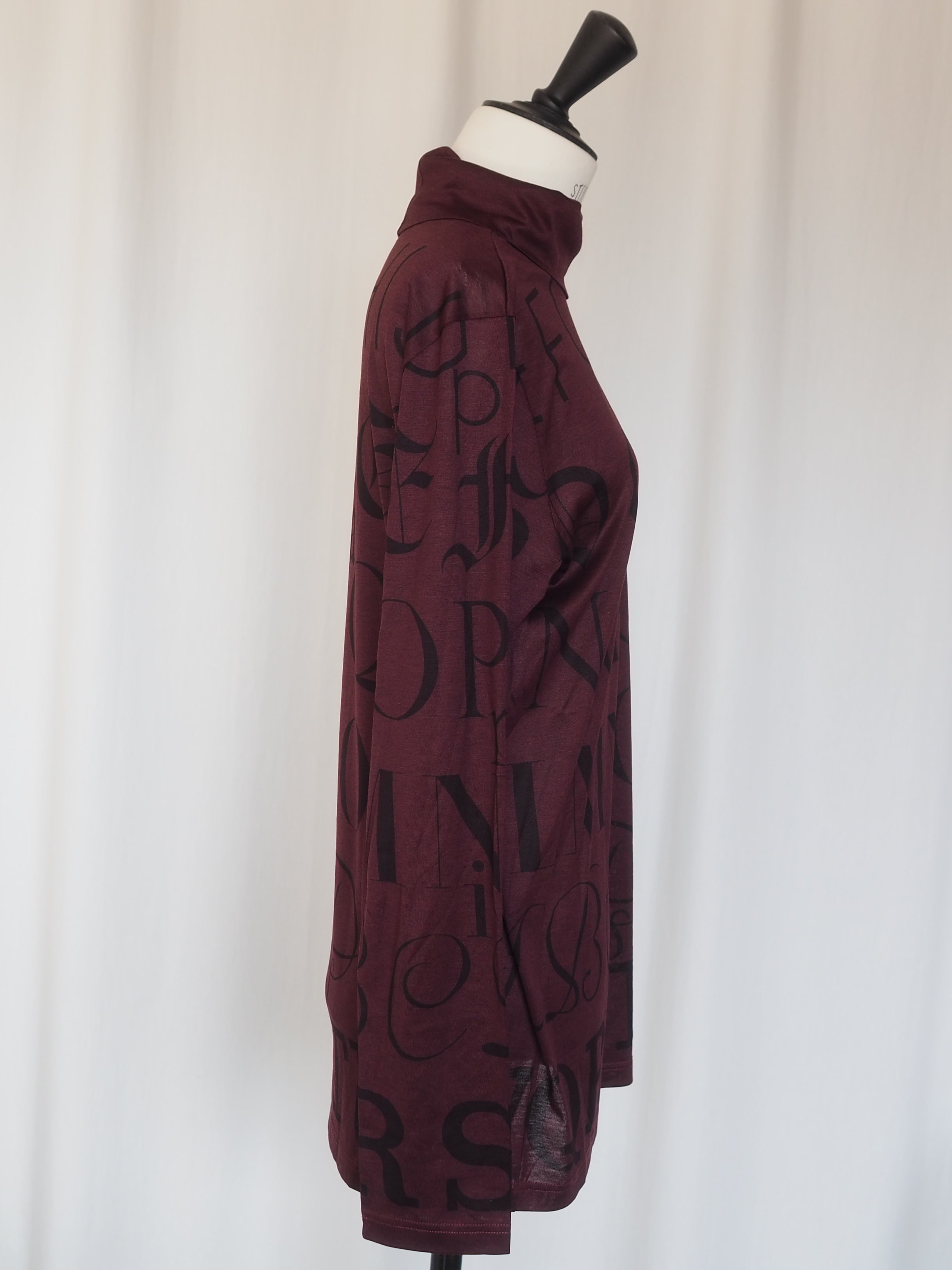 HERMÈS by Martin Margiela Calligraphy High-Neck Top