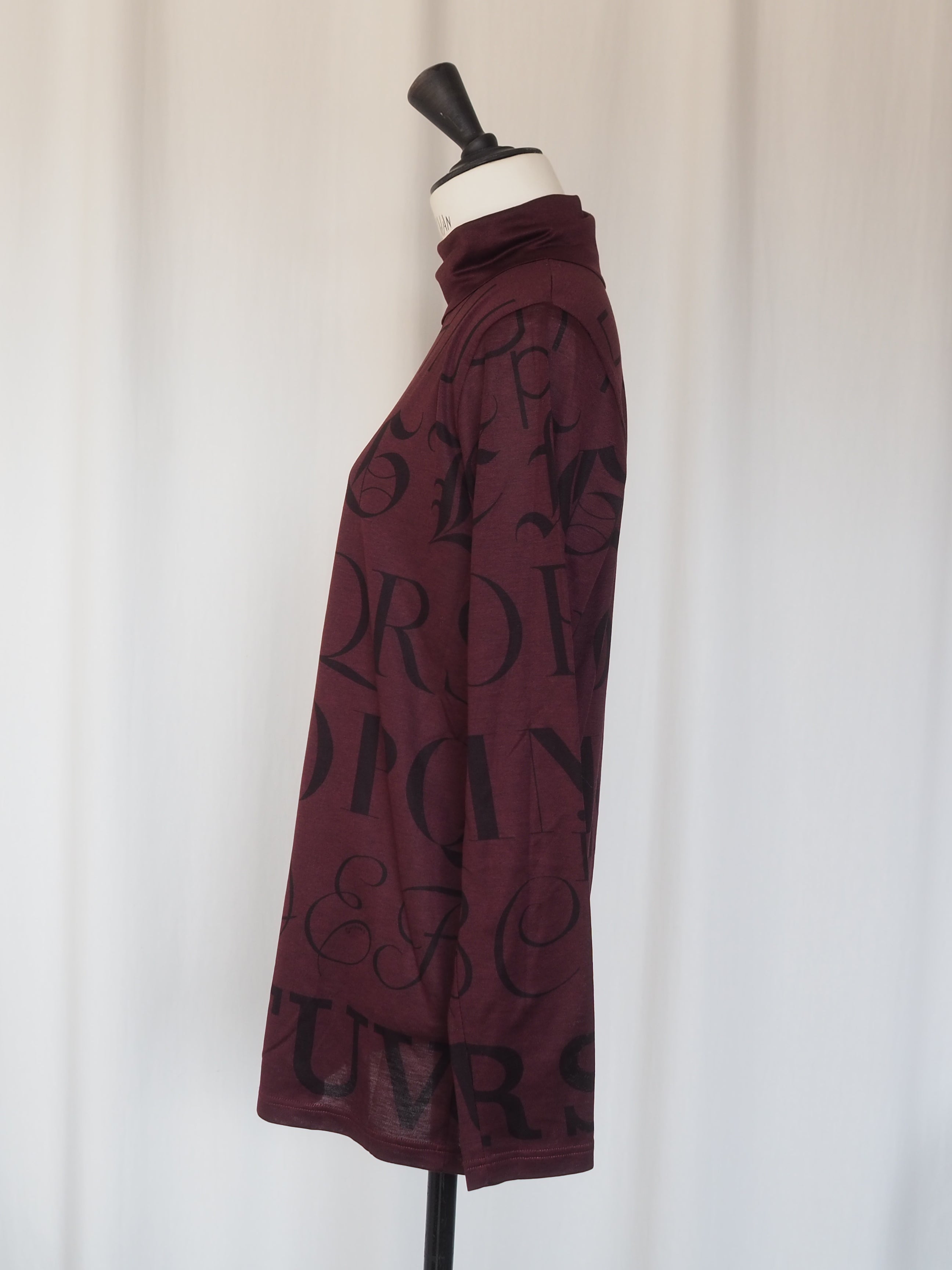 HERMÈS by Martin Margiela Calligraphy High-Neck Top