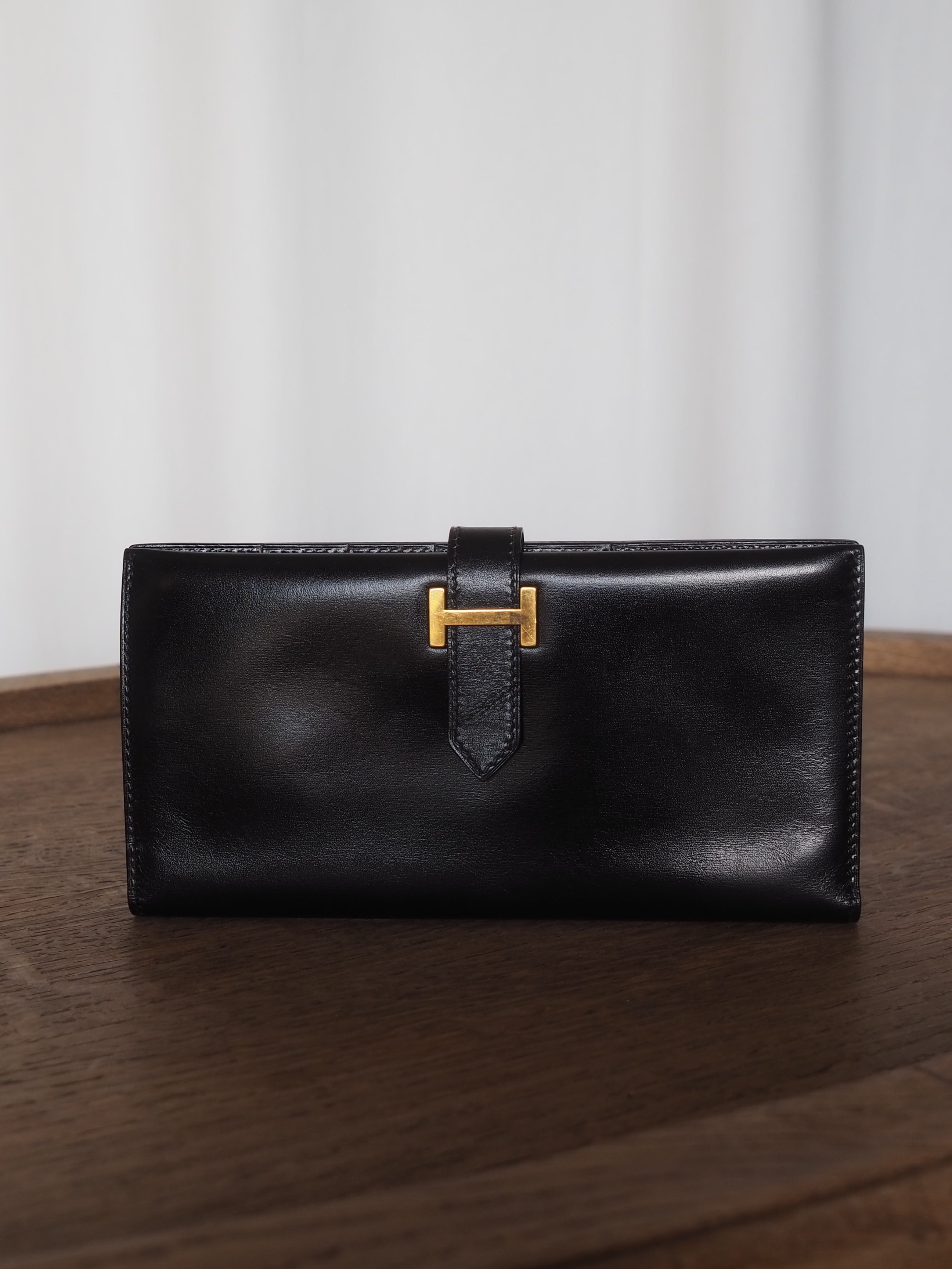 HERMÈS Bearn Classic Long Wallet