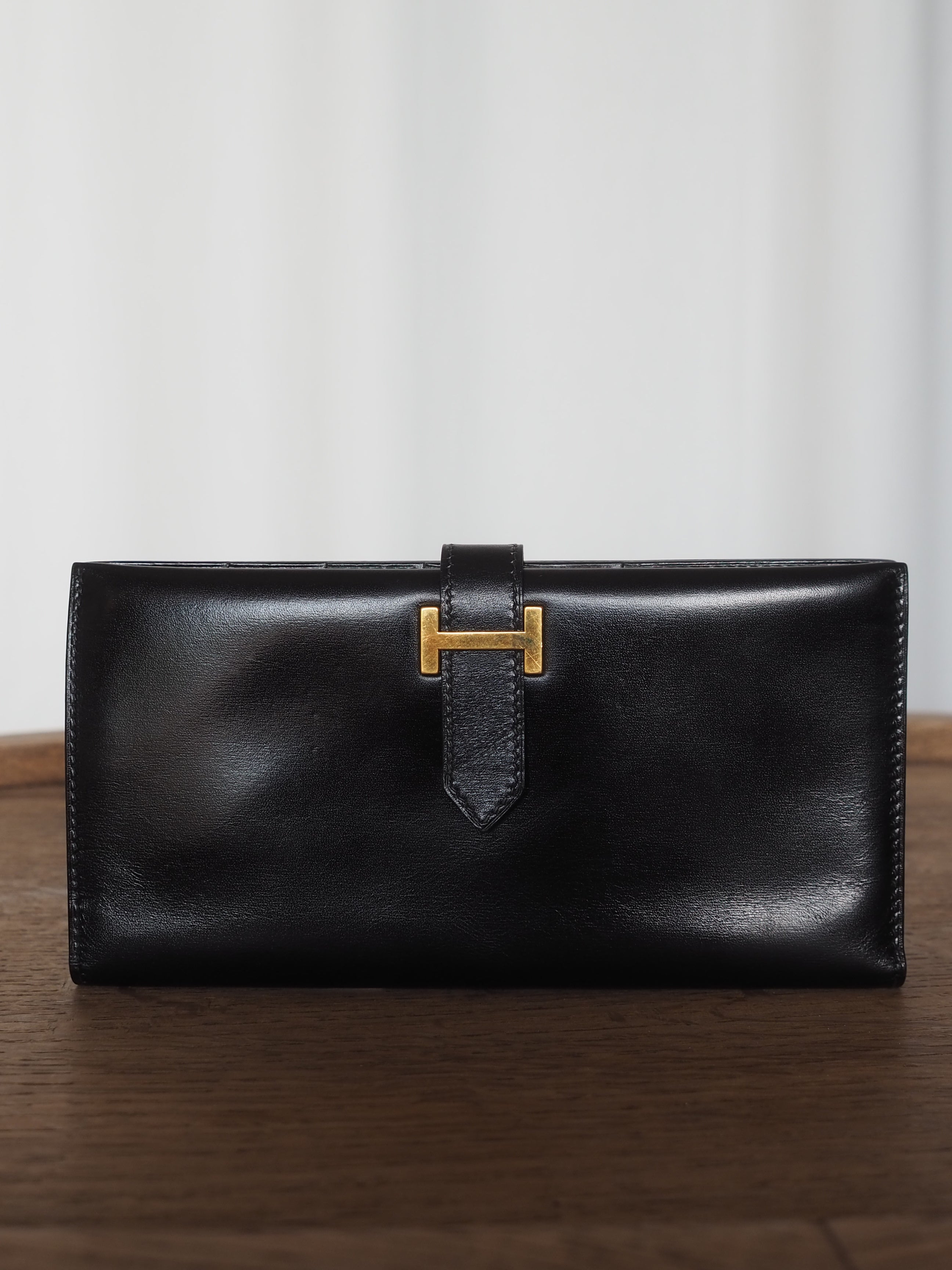 HERMÈS Bearn Classic Long Wallet