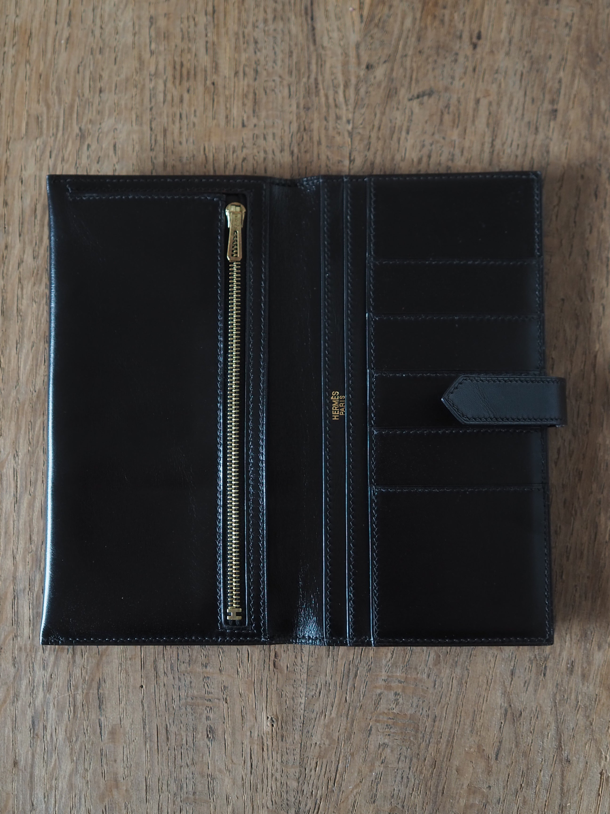 HERMÈS Bearn Classic Long Wallet
