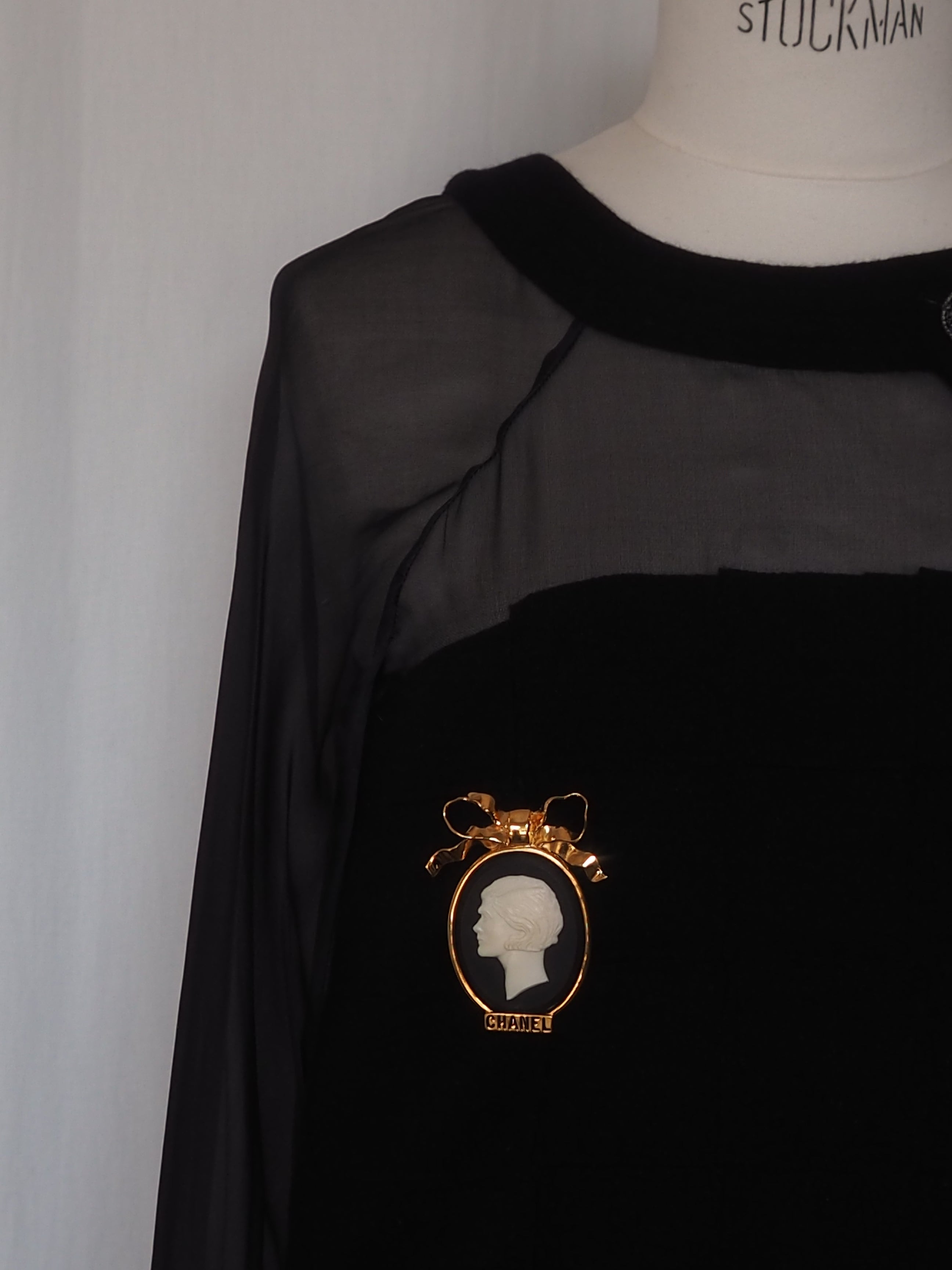 CHANEL COCO Cameo Brooch