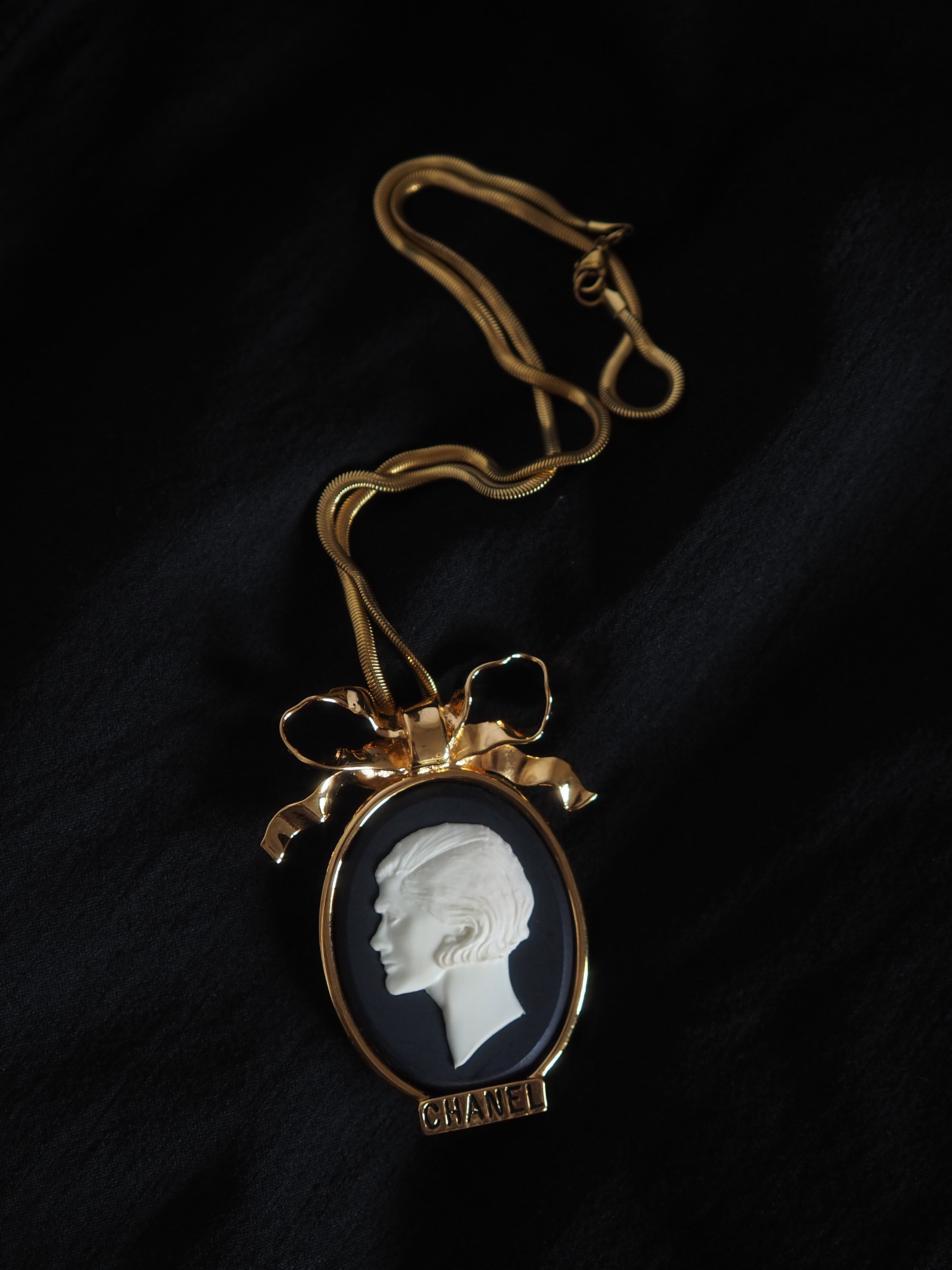 CHANEL COCO Cameo Brooch