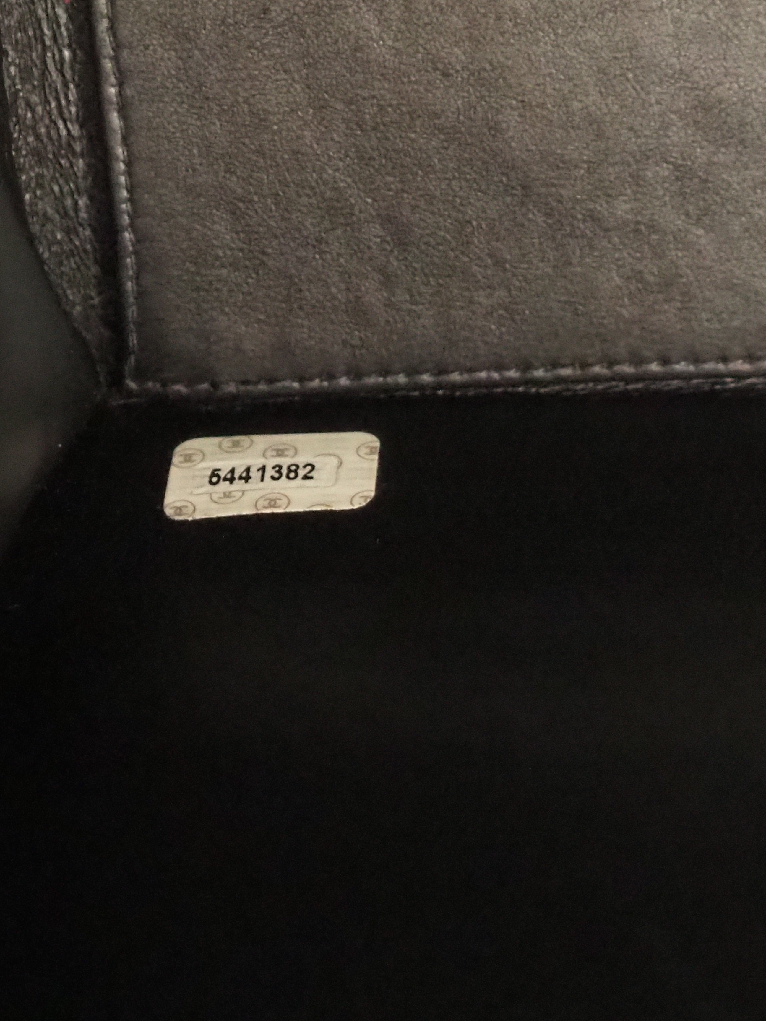 CHANEL Black Caviar Quilted Chain Tote Bag