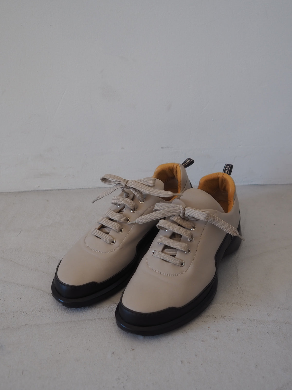 HERMÈS Leather Lace-Up Shoes
