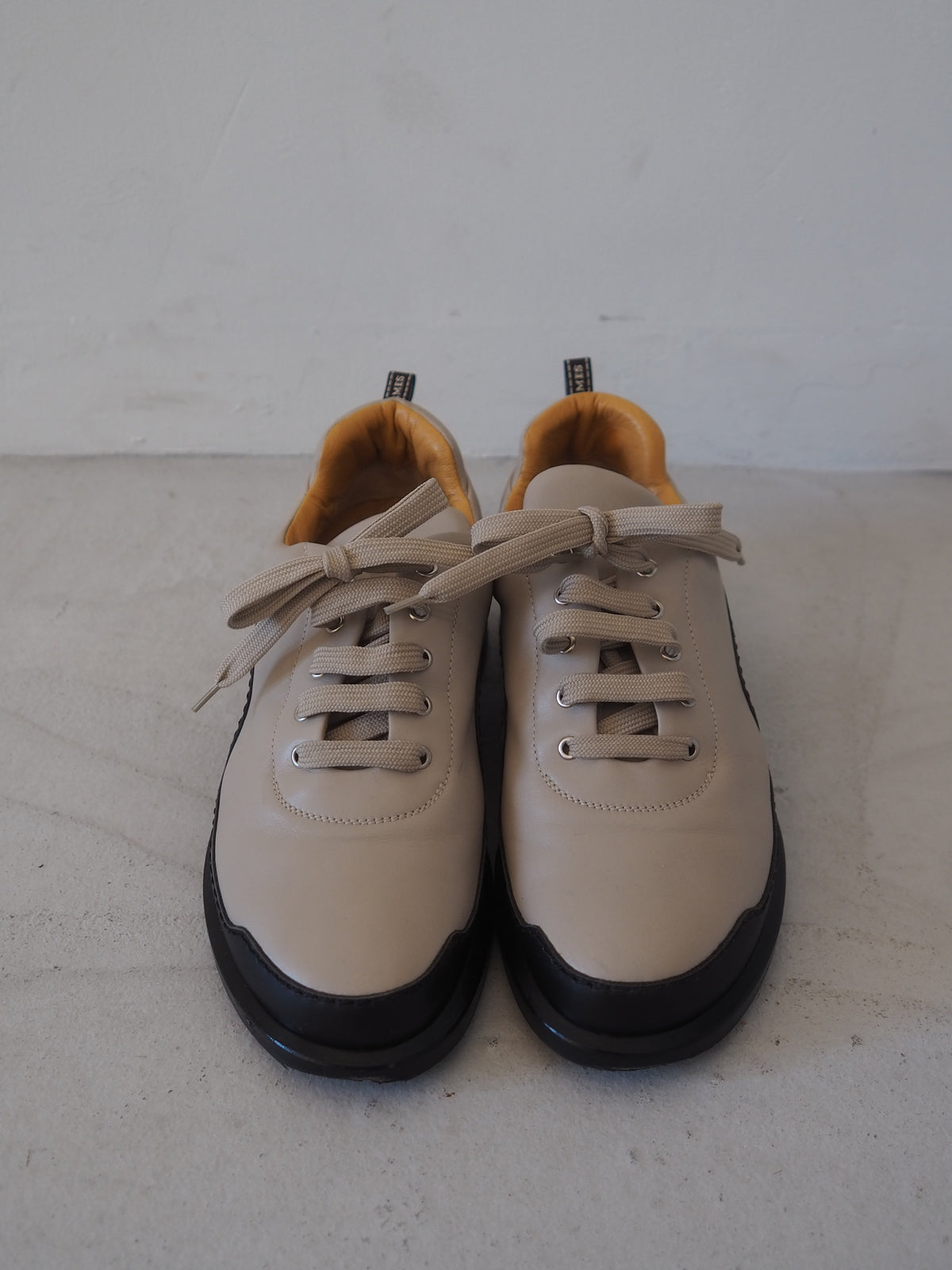 HERMÈS Leather Lace-Up Shoes