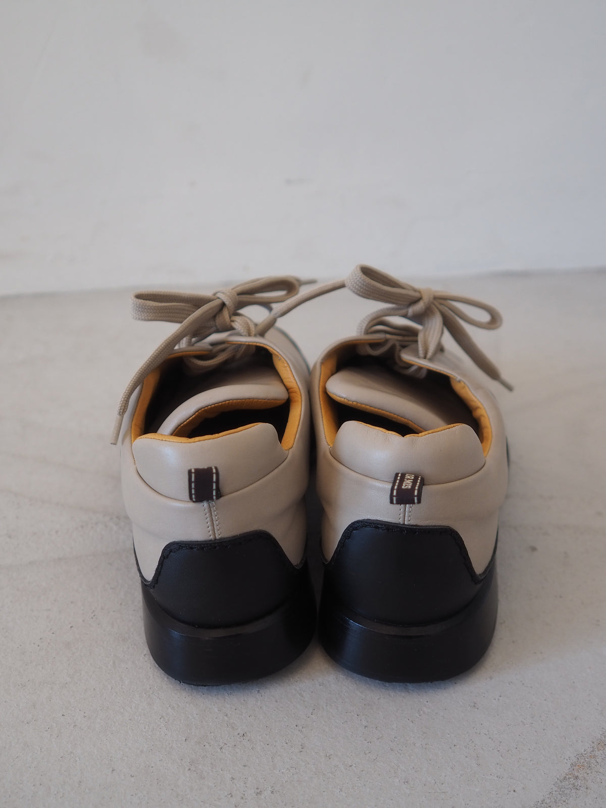 HERMÈS Leather Lace-Up Shoes