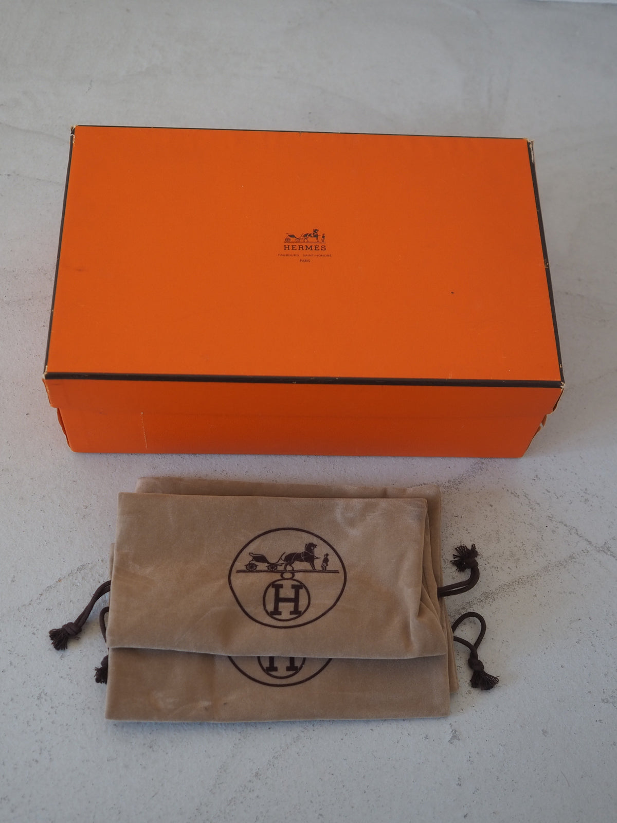 HERMÈS Leather Lace-Up Shoes
