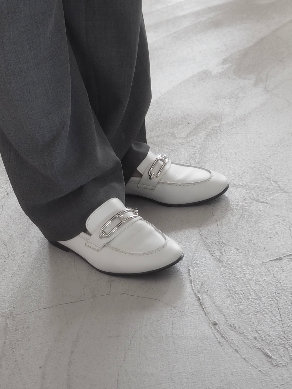 HERMÈS Colette Roulis Buckle Loafers