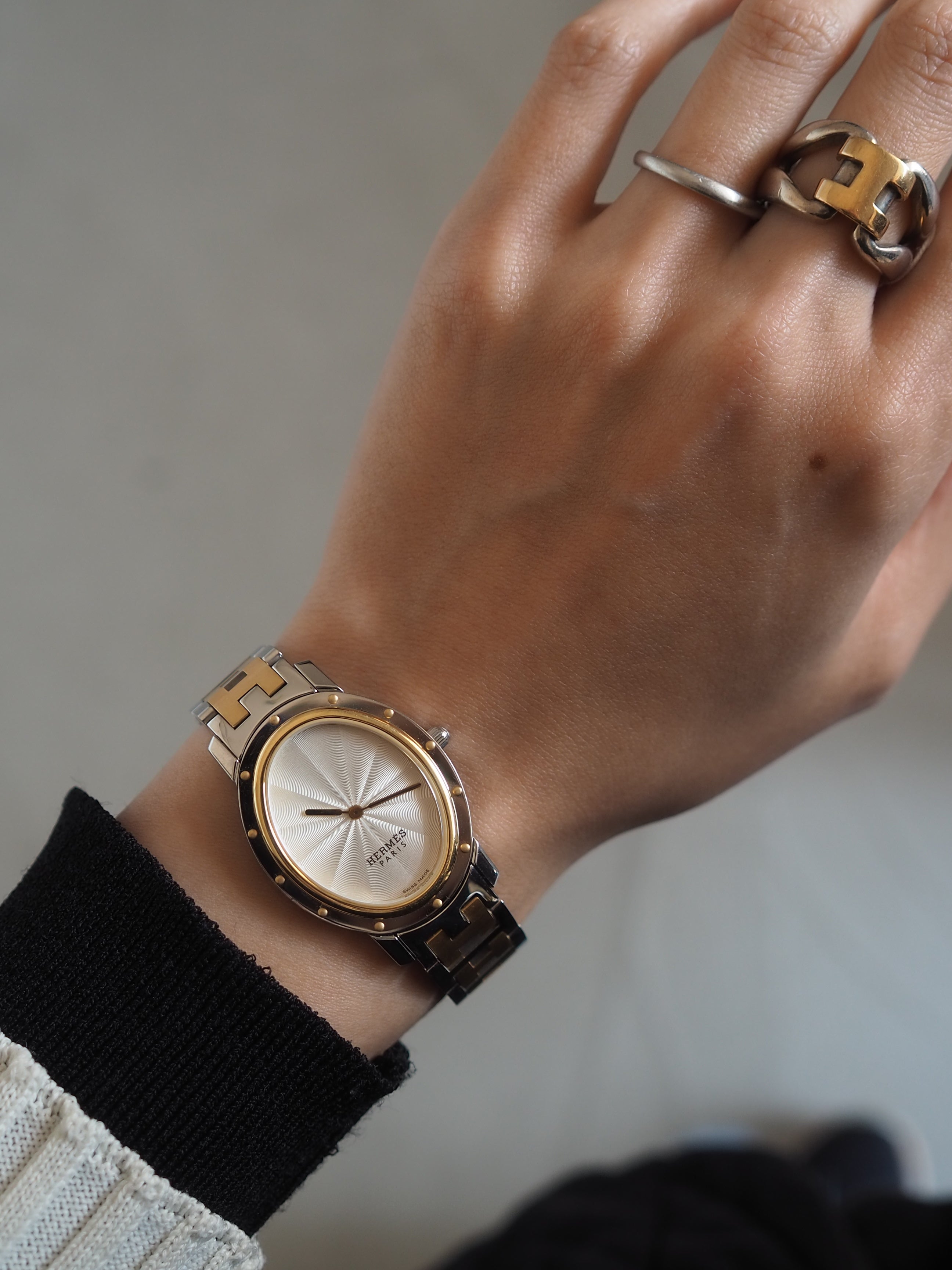 HERMÈS Clipper Oval Watch