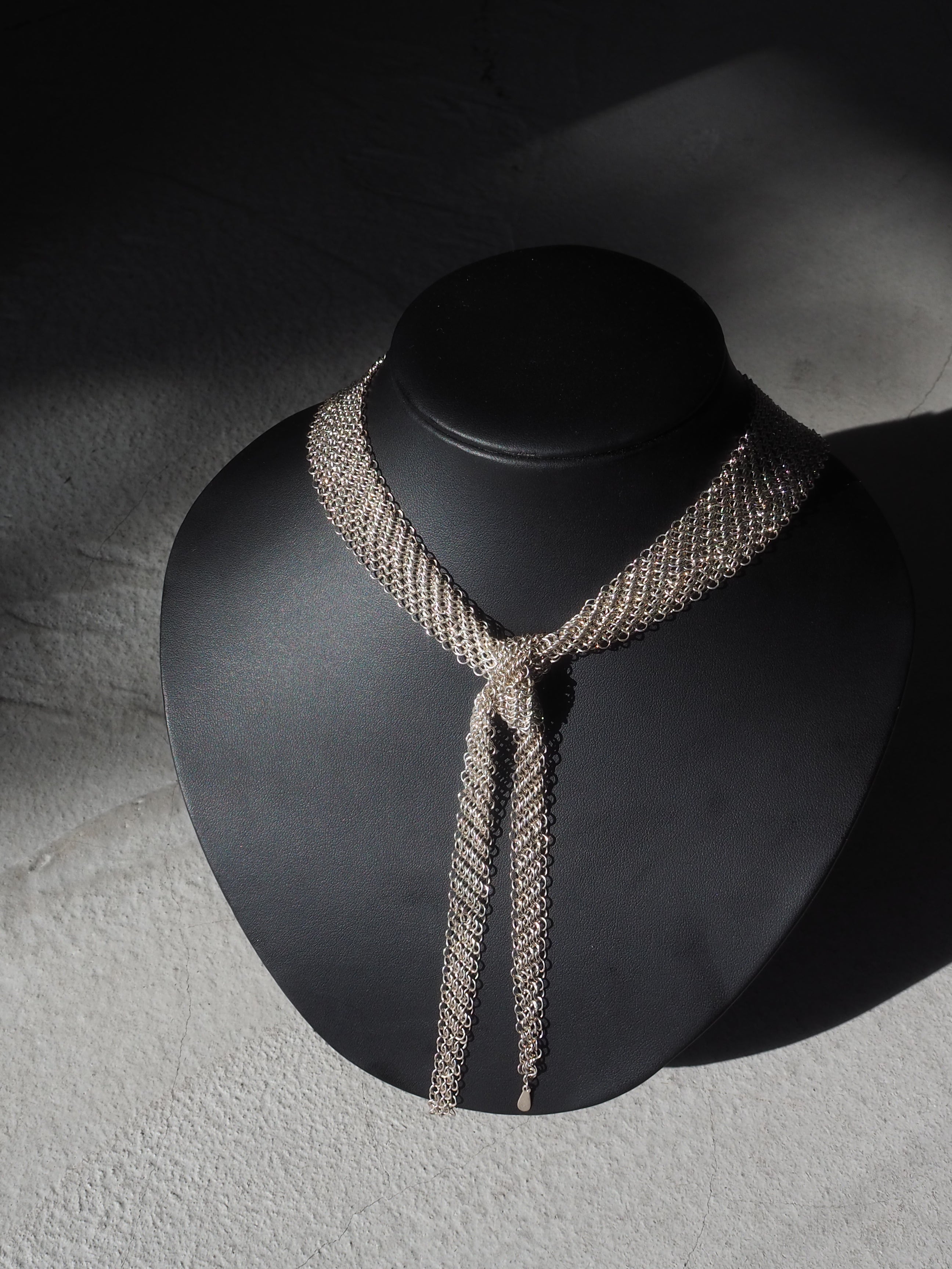 Tiffany & Co. Mesh Tie Necklace