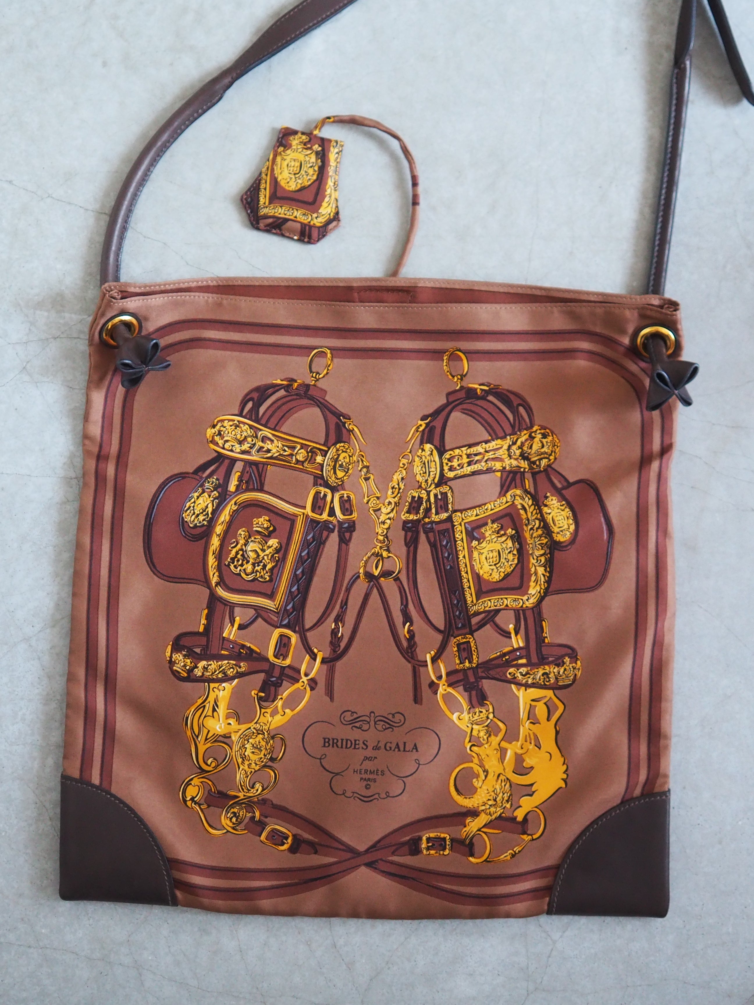 HERMES Silky City PM Shoulder Bag