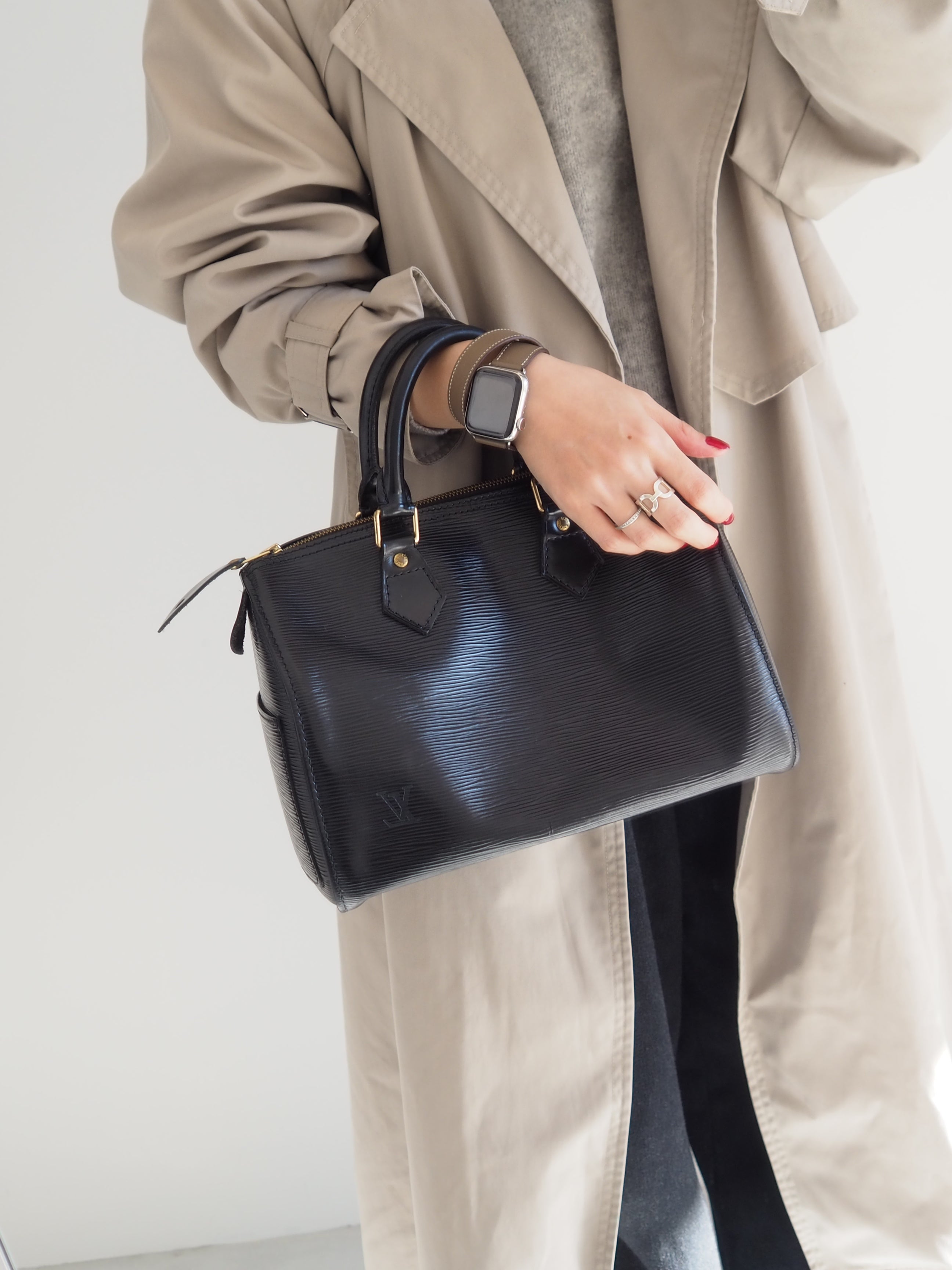 LOUIS VUITTON Speedy 25 Epi Boston Bag